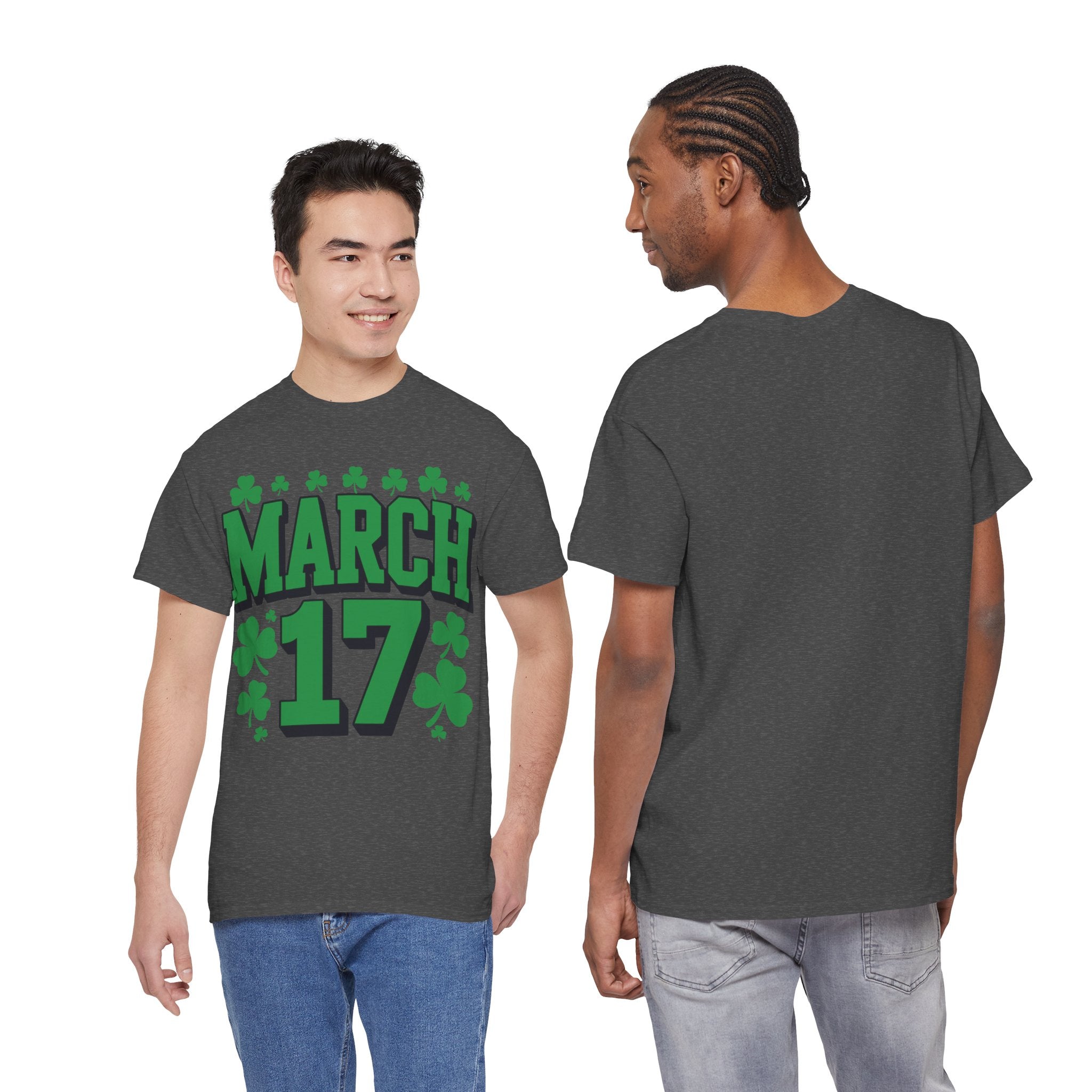 St. Patrick’s Day March 17 Shamrock Unisex Cotton T‑Shirt