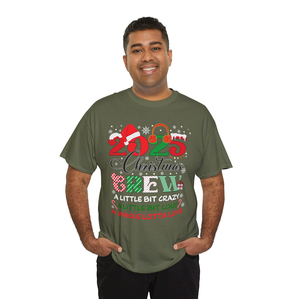 Christmas Crew 2025 Unisex Cotton Tee