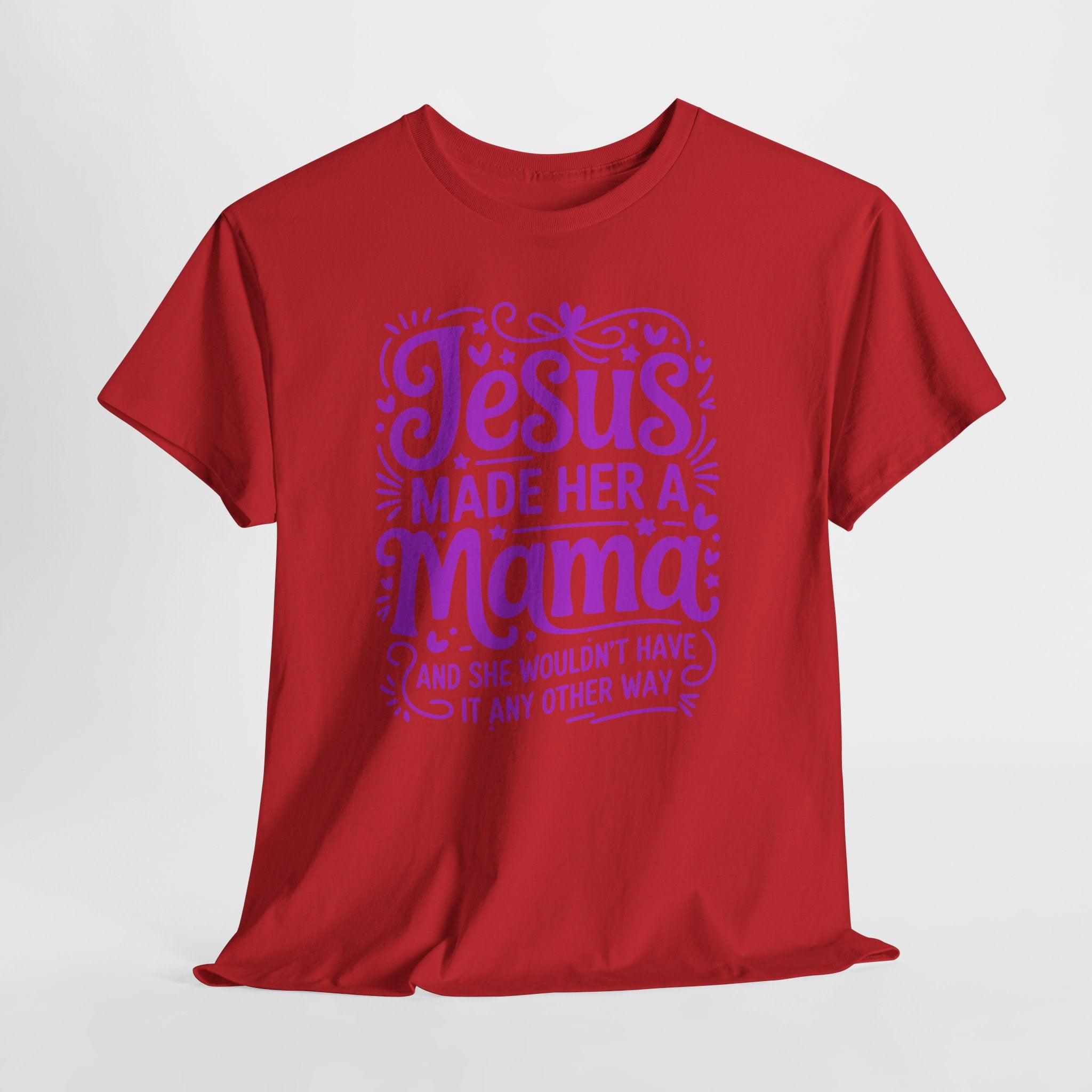 Jesus Made Her a Mama — Christian MamaUnisex Cotton T-Shirt