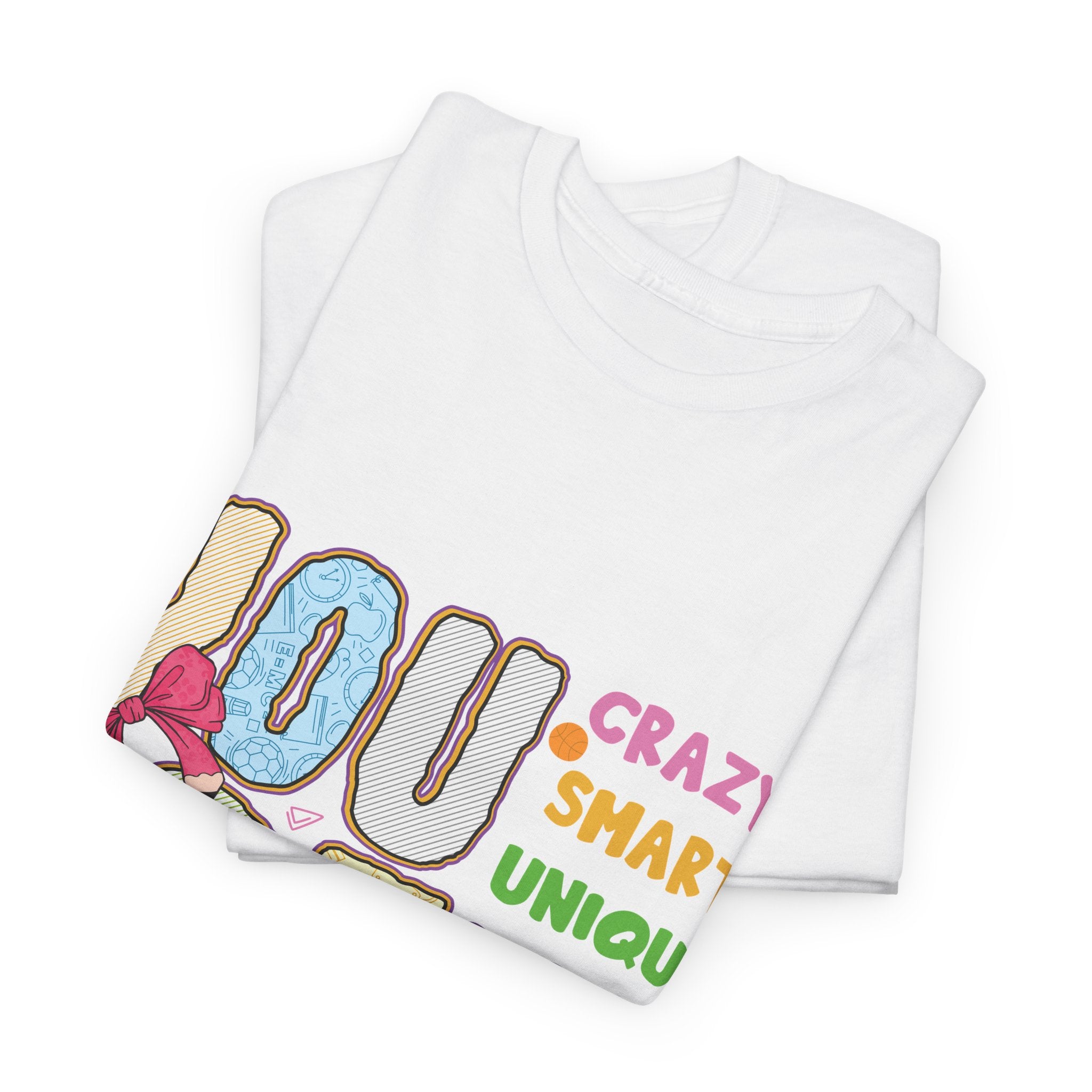 Empowering Quote Unisex Tee - Crazy, Smart, Unique, Strong, Loved, Helpful