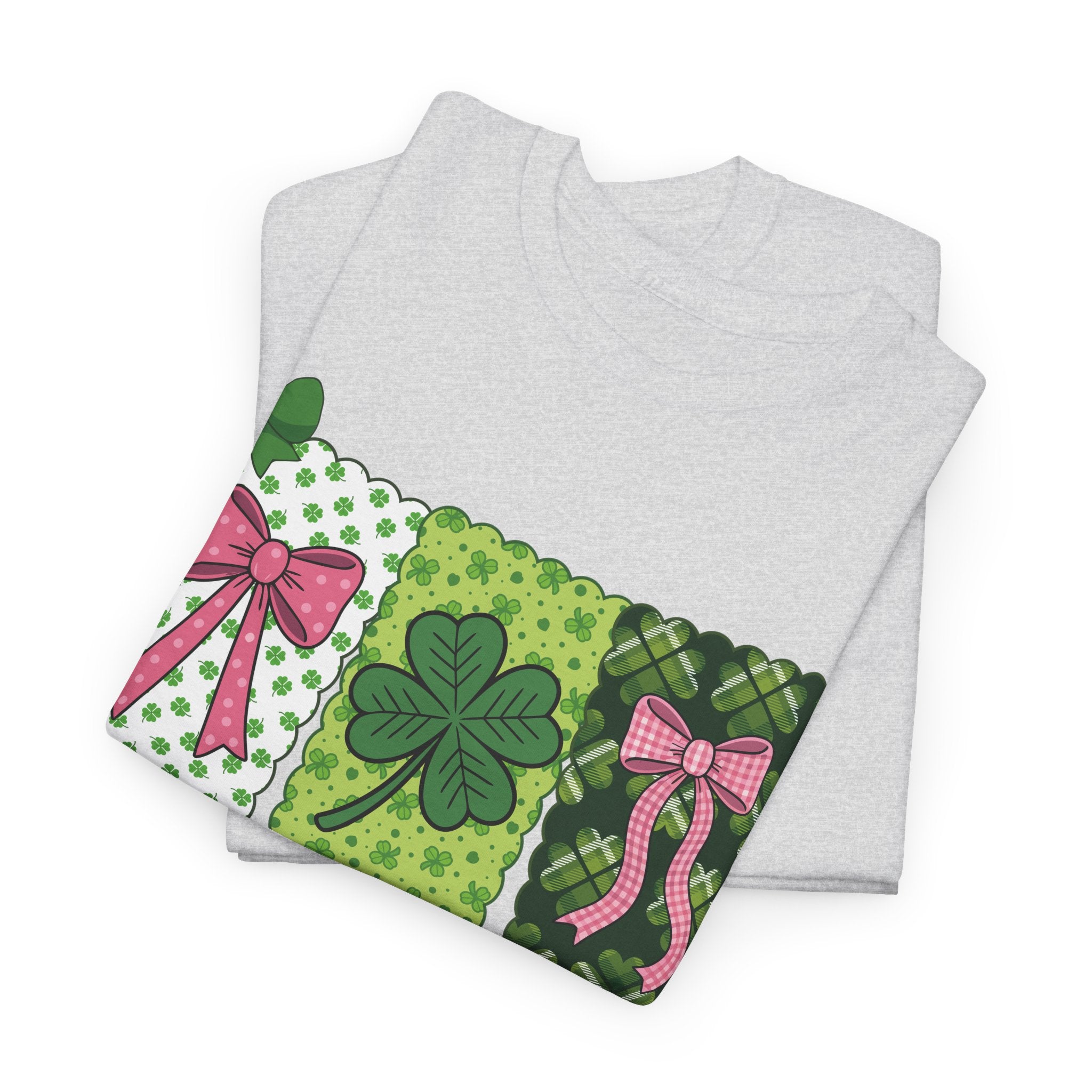 Lucky and Blessed Clover Unisex Cotton Tee