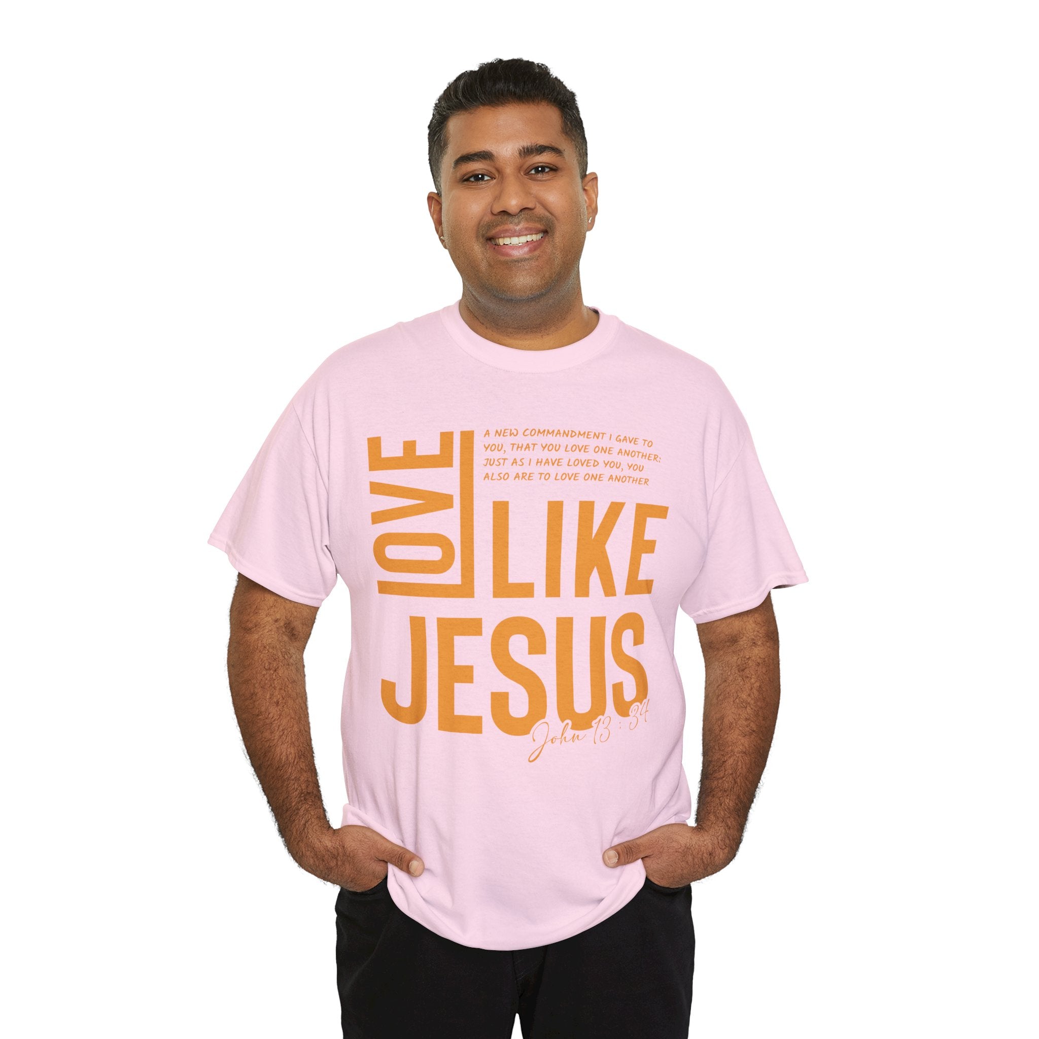 Love Like Jesus T-Shirt — John 13:34 Christian Unisex Cotton Tee