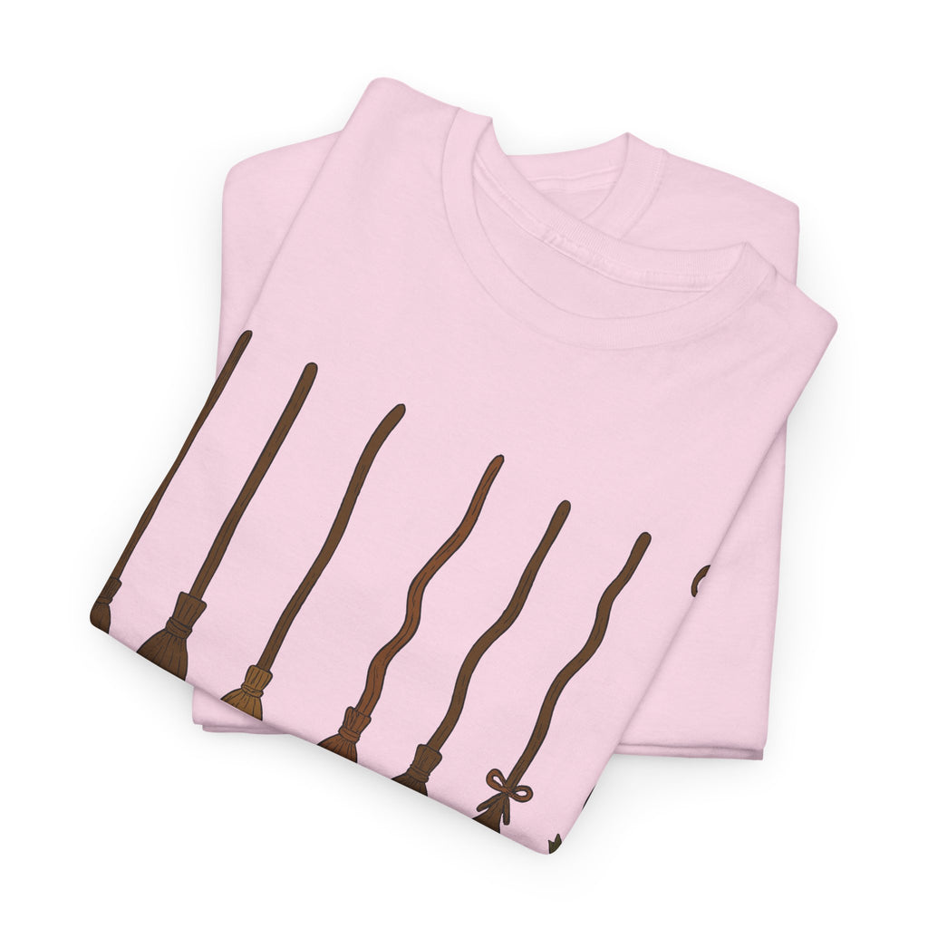 Witch Brooms Options Unisex Cotton Tee