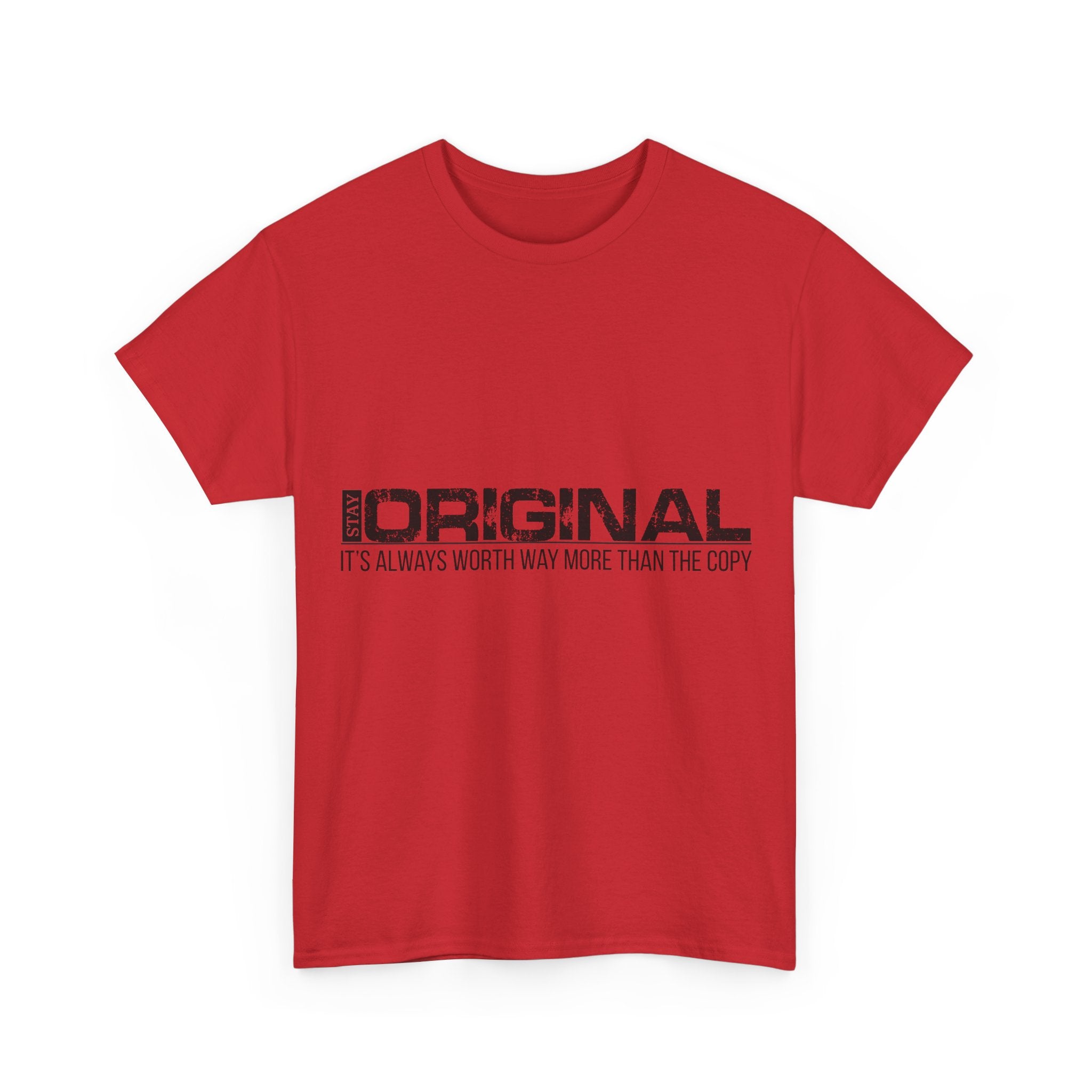 STAY SILENT Minimalist Tee — Vertical Text Black Unisex Cotton Tee