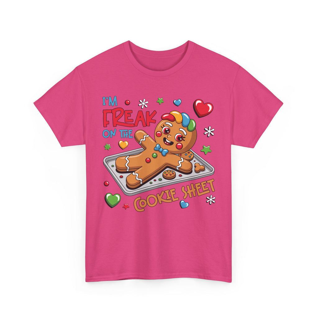 Gingerbread ‘I’m Freak on the Cookie Sheet’ Unisex Cotton Tee