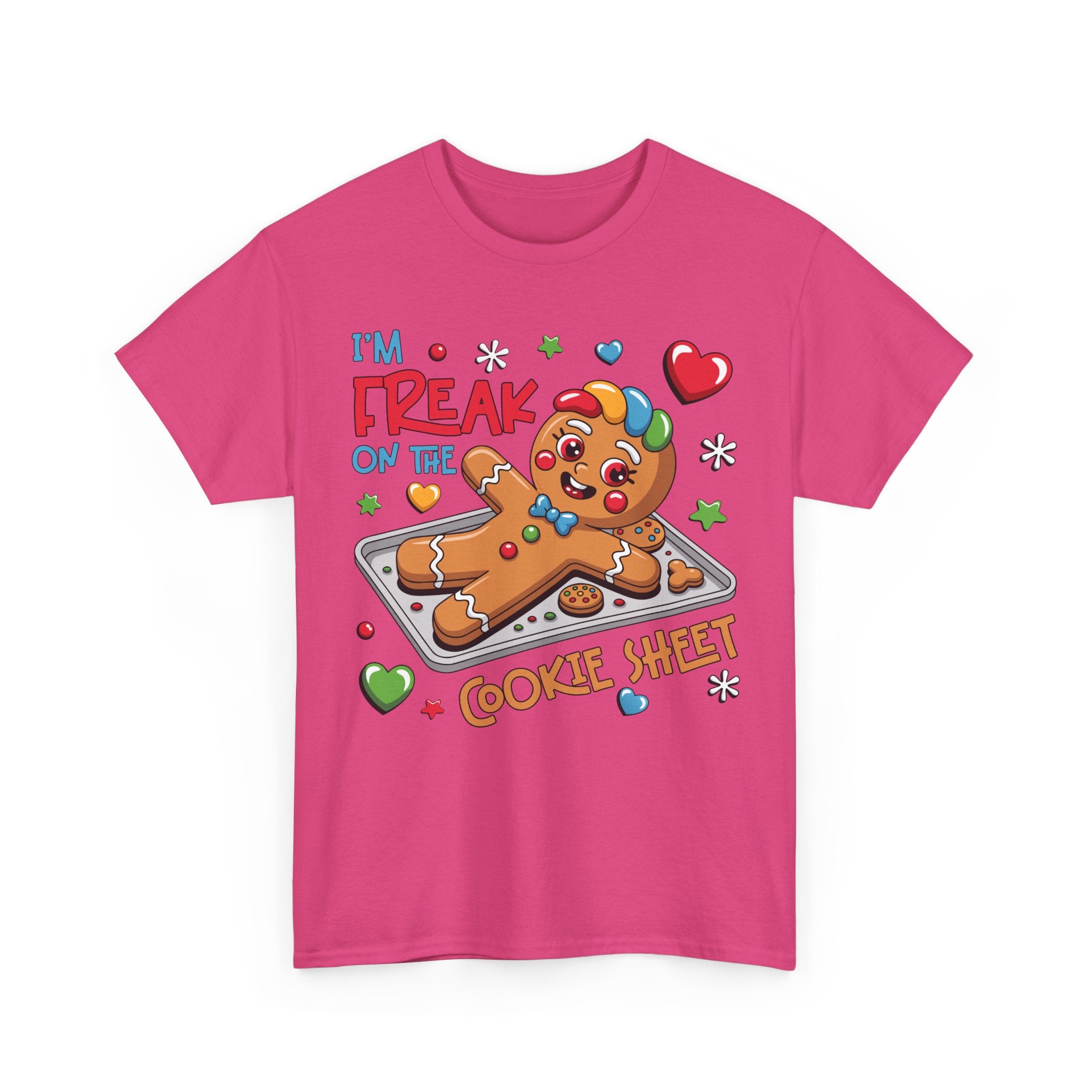 Gingerbread ‘I’m Freak on the Cookie Sheet’ Unisex Cotton Tee