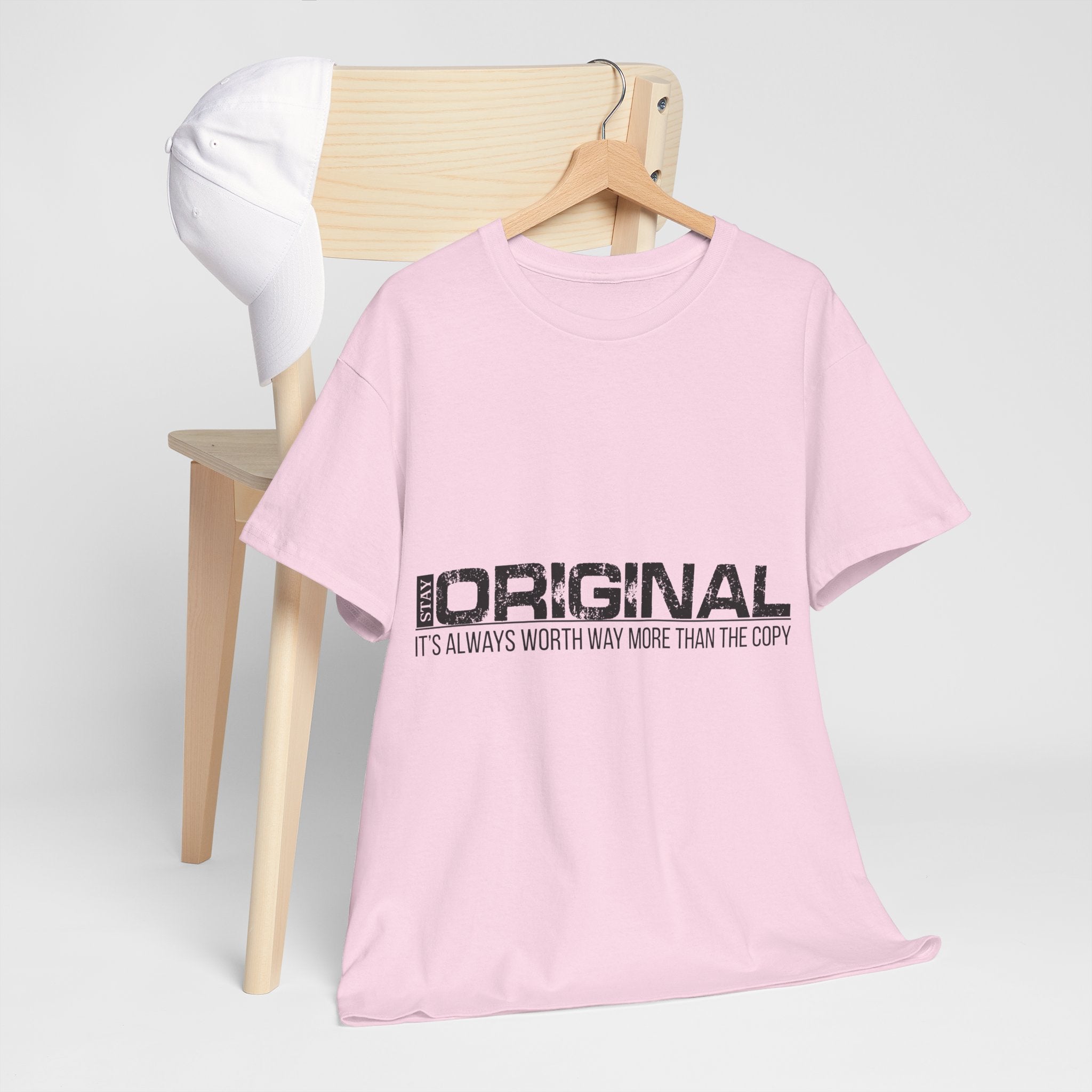 STAY SILENT Minimalist Tee — Vertical Text Black Unisex Cotton Tee