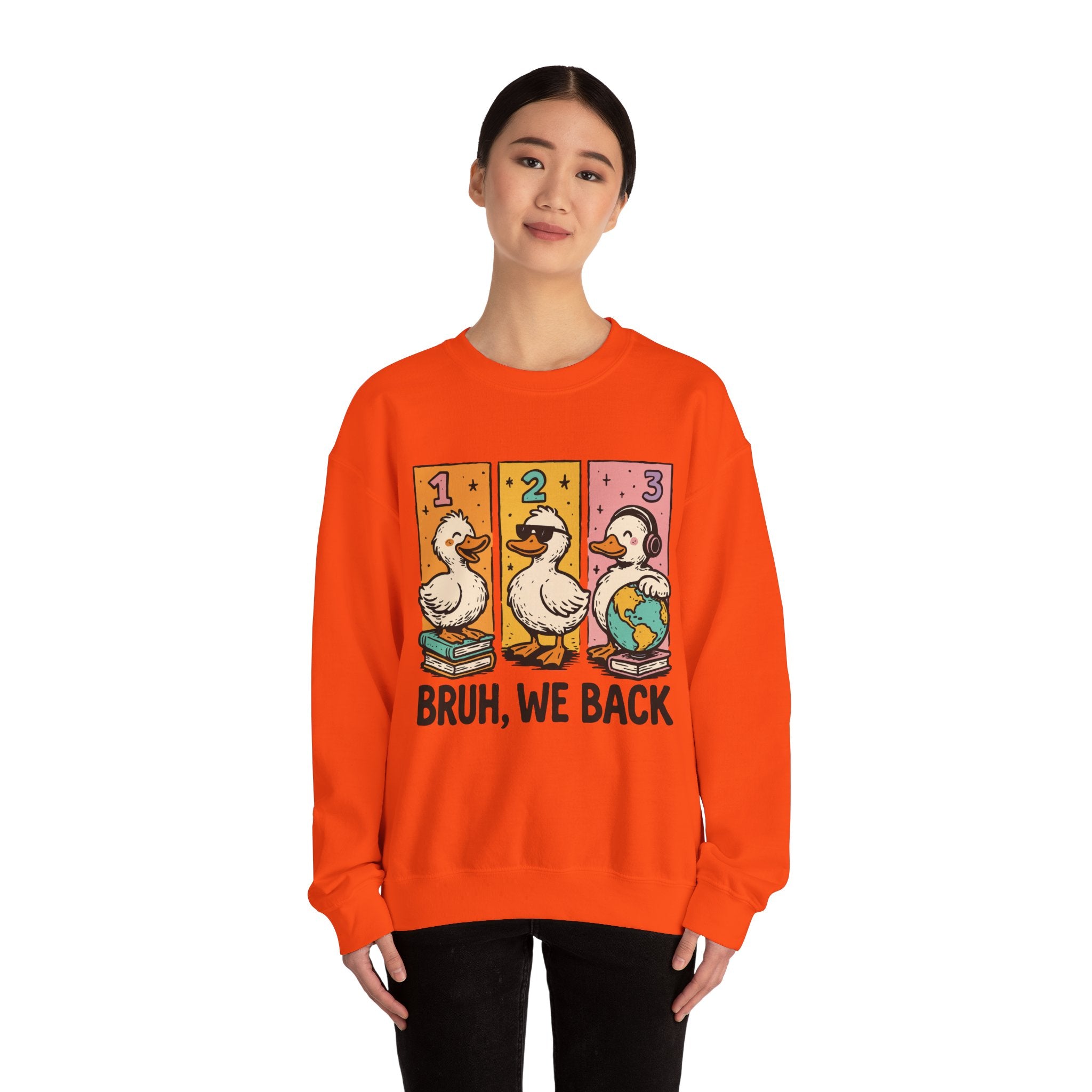 Funny Unisex Duck Graphic Sweatshirt