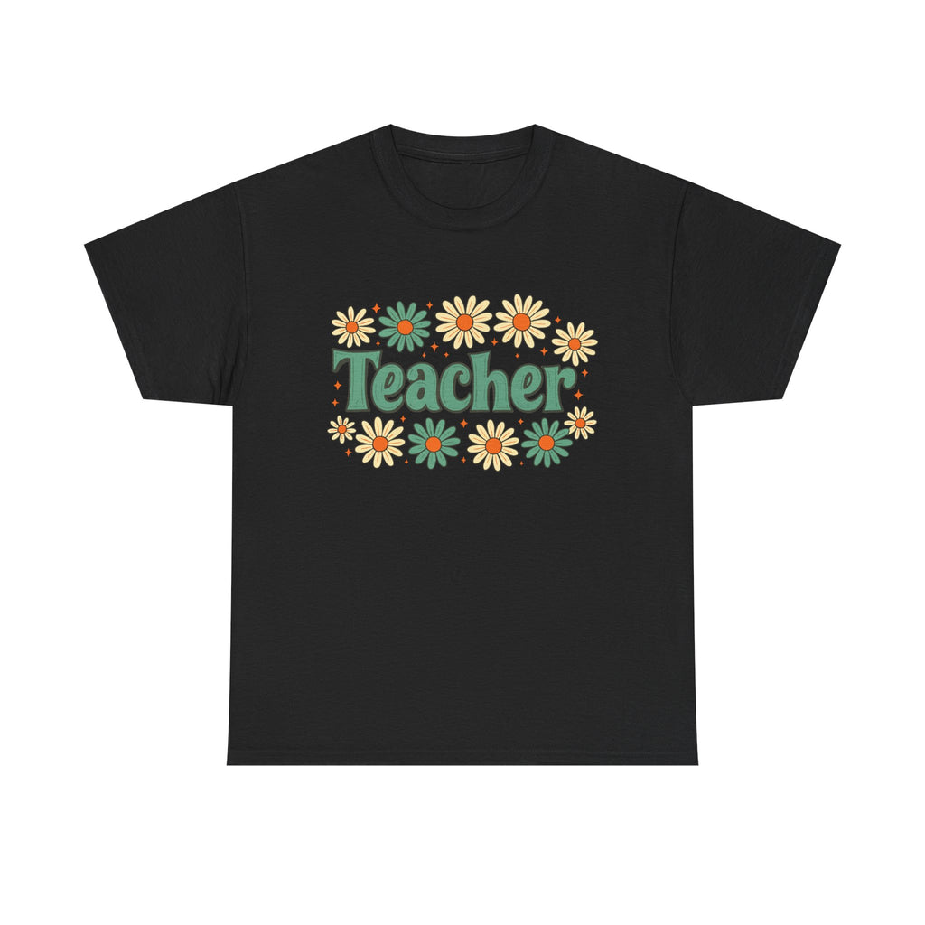 Floral Teacher Tee - Perfect Gift for Educators