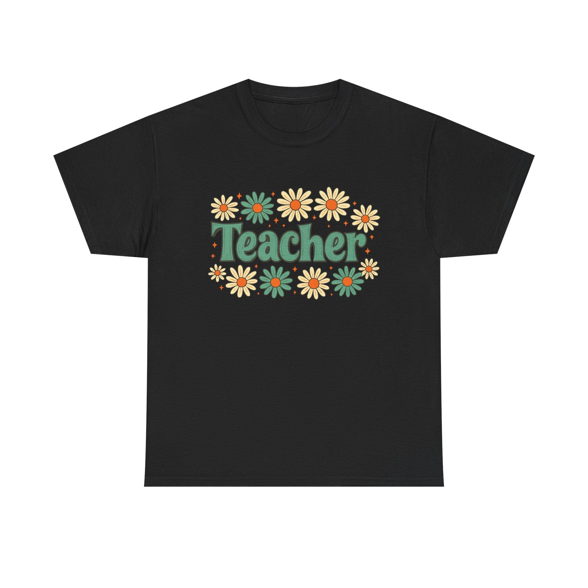 Floral Teacher Tee - Perfect Gift for Educators