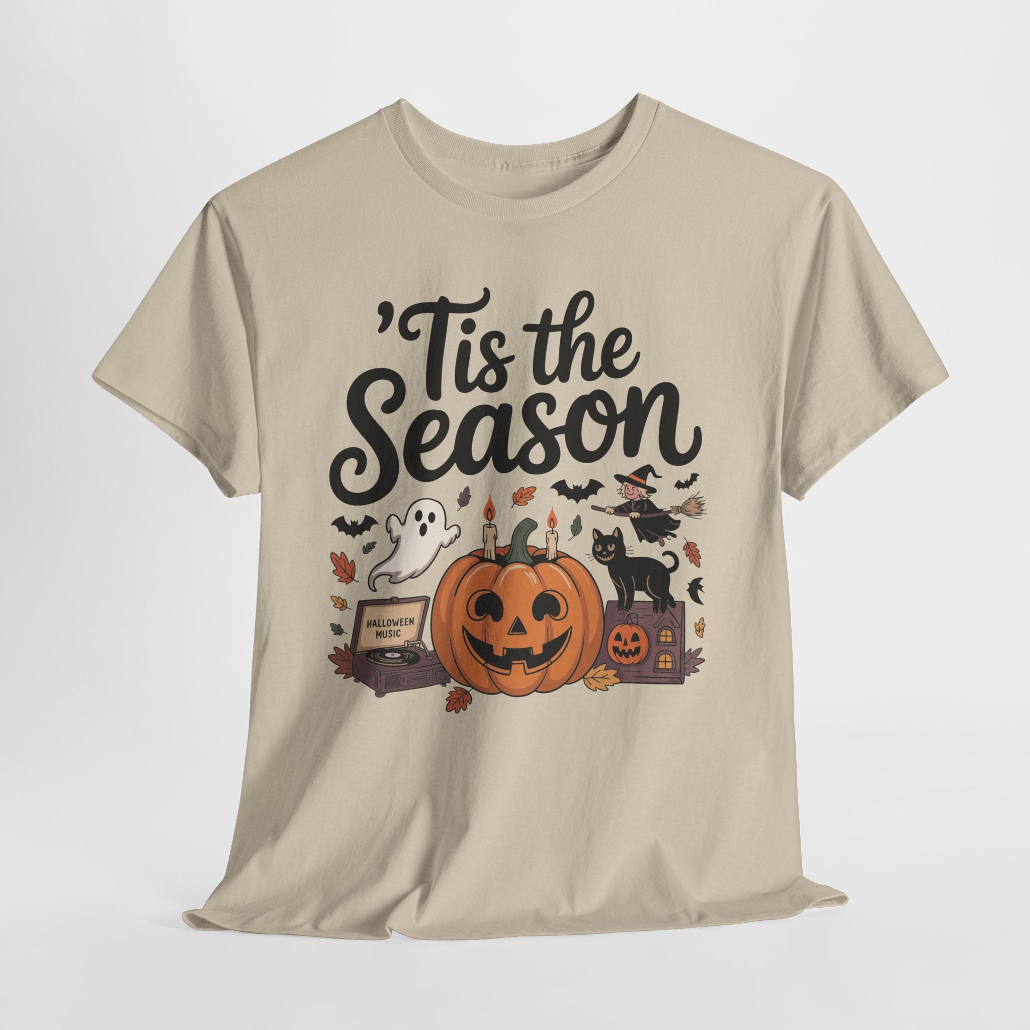Holiday Season Unisex Cotton T-Shirt - Tis the Season Design