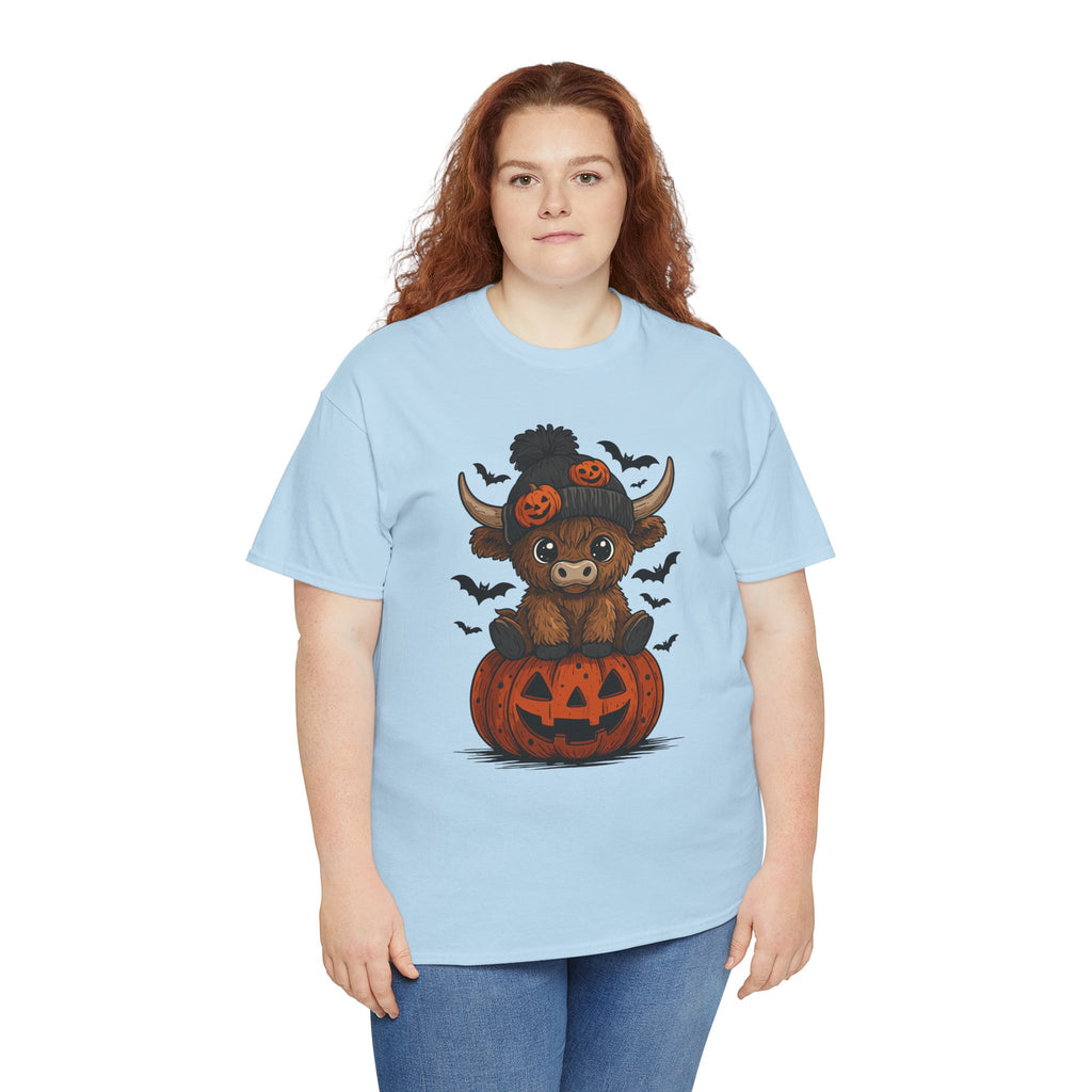 Halloween Cow Unisex Cotton Tshirt