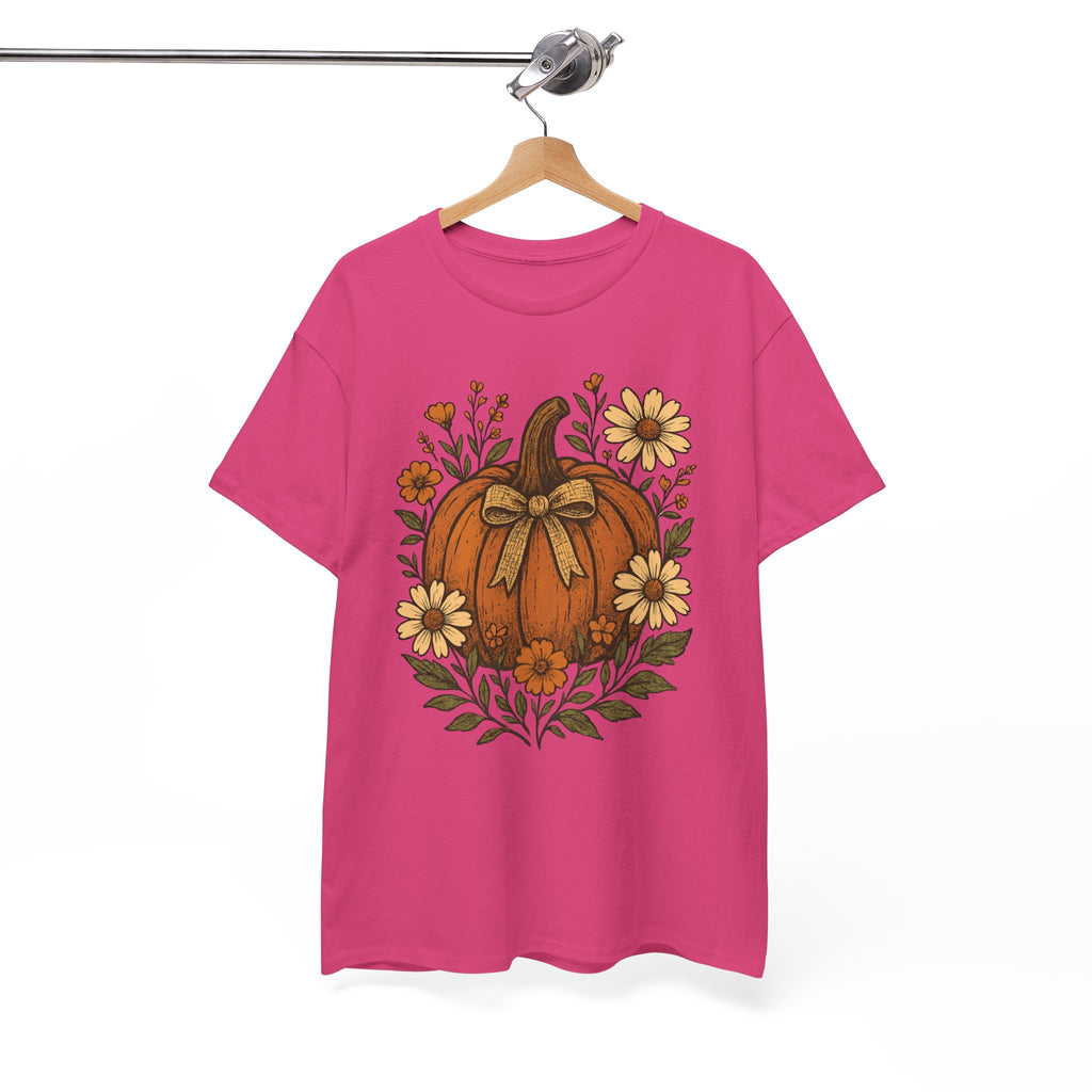 Pumpkin Daisy Unisex Cotton Tee