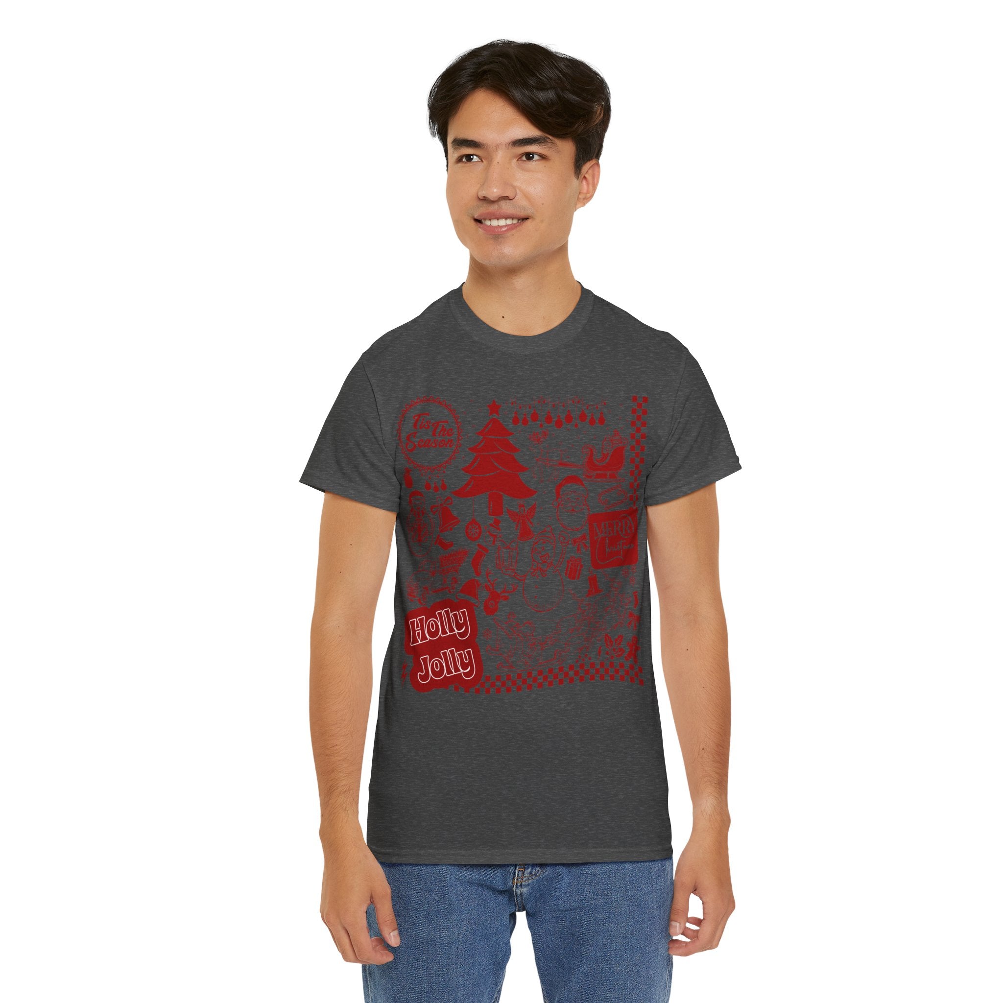 Christmas Festive Unisex Cotton T-shirt