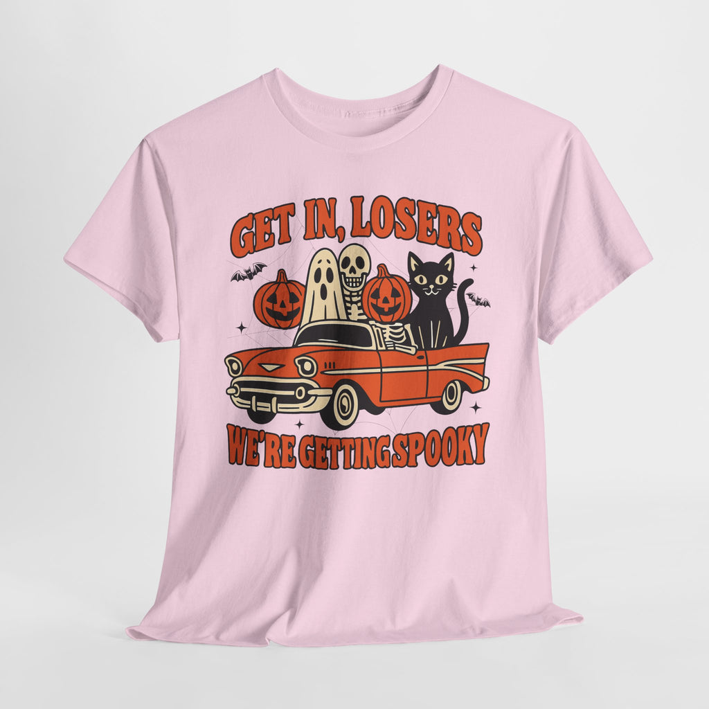 Halloween Skeleton Pumpkin Black Cat Unisex Cotton Tee