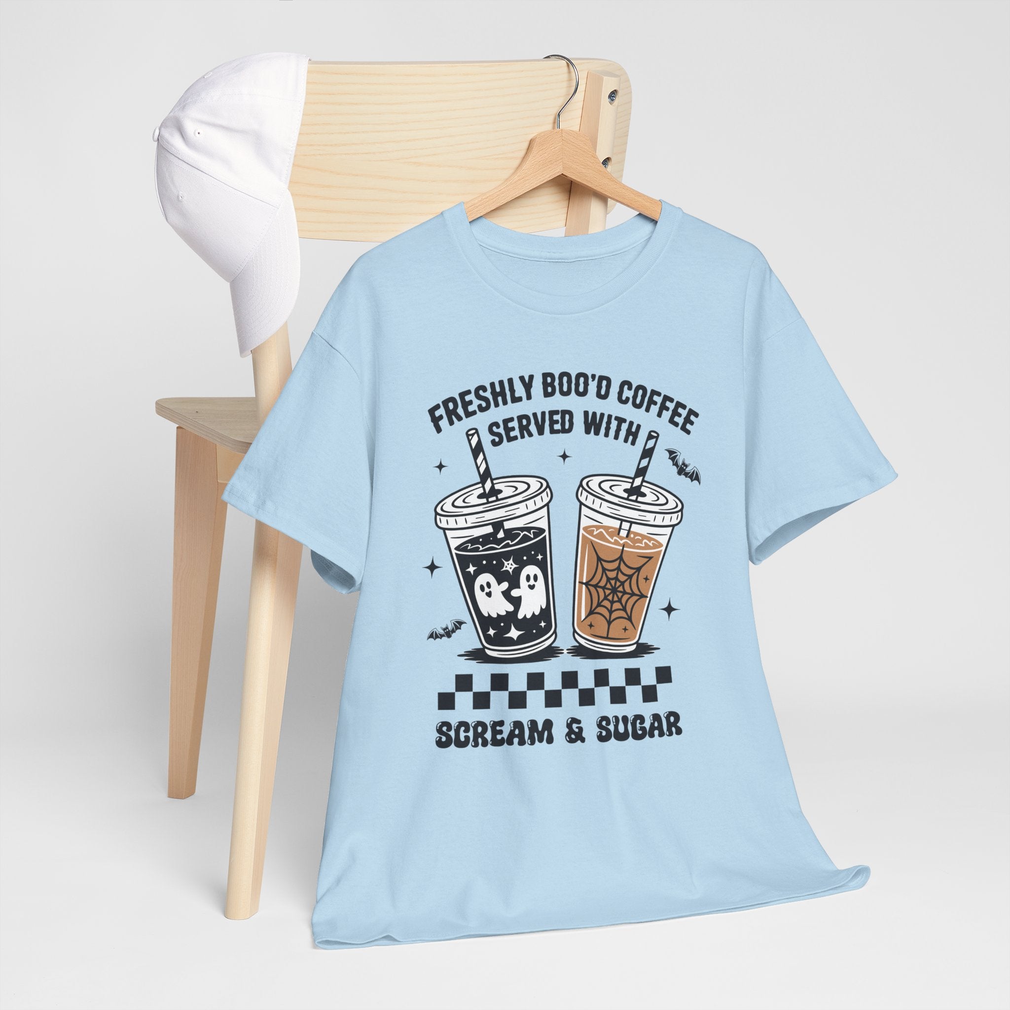 Halloween Iced Coffee Unisex Cotton Tee