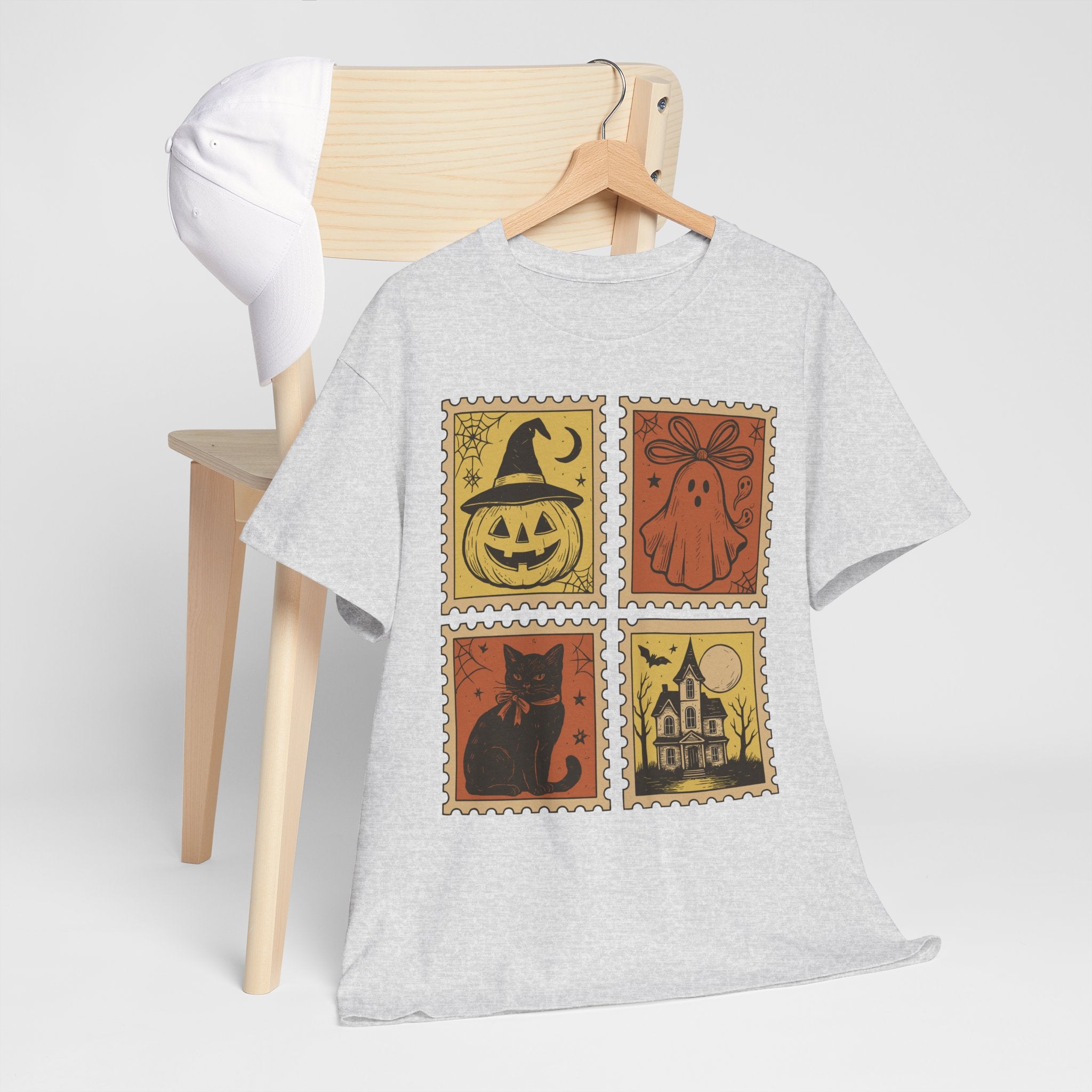 Halloween Stamp Collection Unisex Cotton Tee