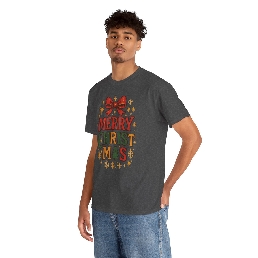 Merry Christmas Unisex Cotton Tee