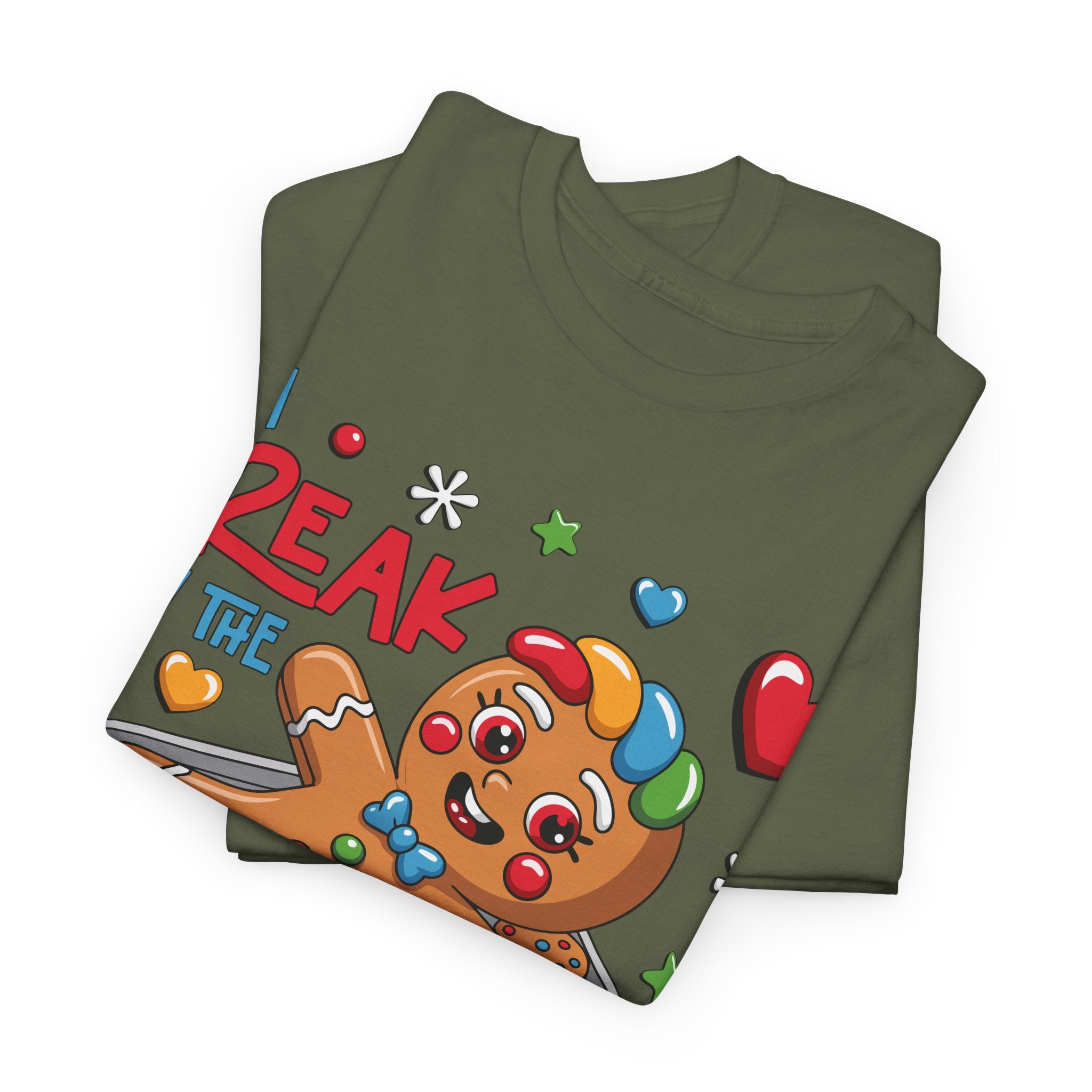 Gingerbread ‘I’m Freak on the Cookie Sheet’ Unisex Cotton Tee