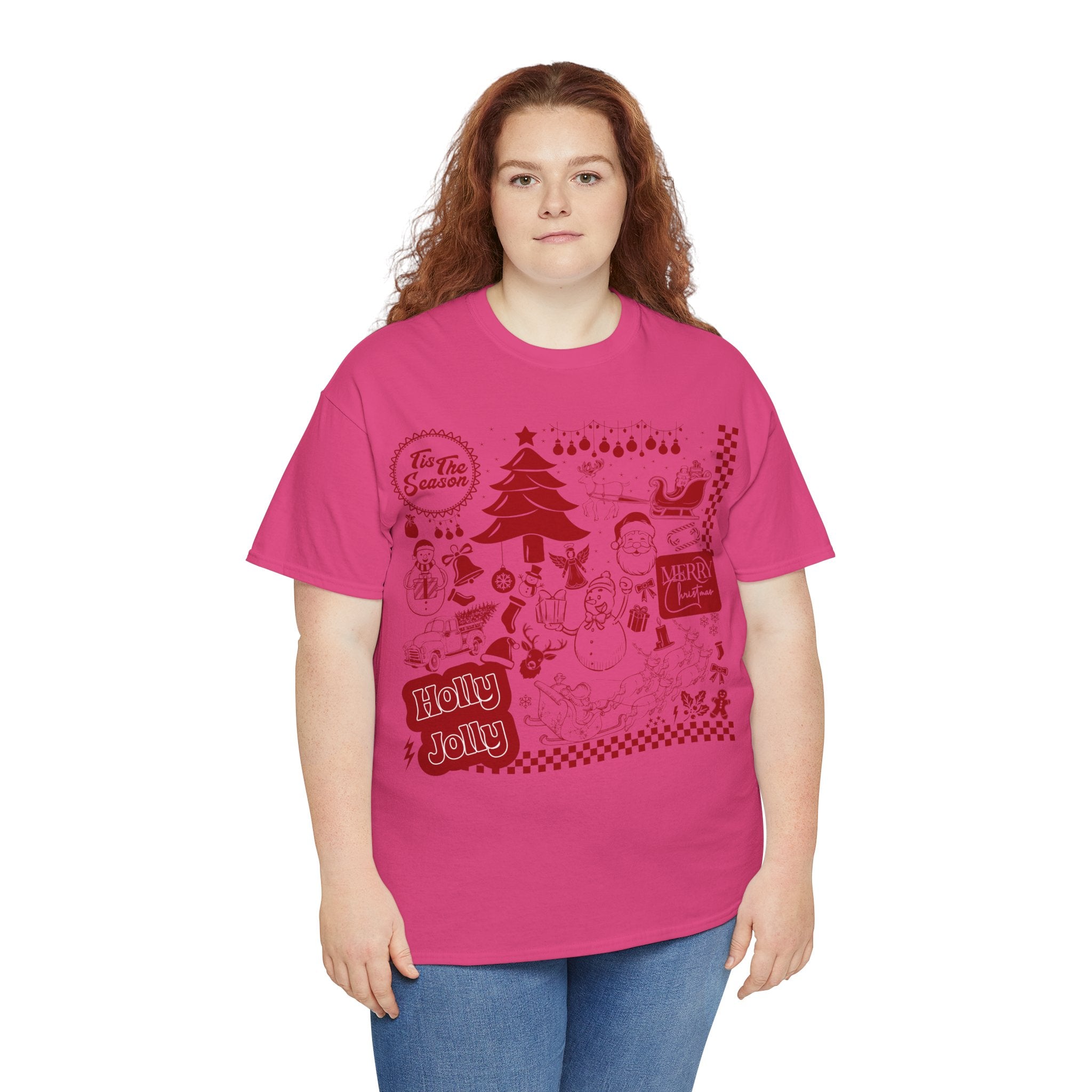 Christmas Festive Unisex Cotton T-shirt