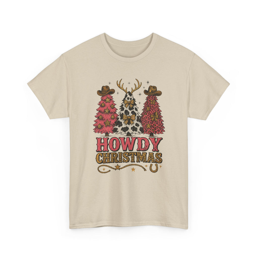 Western Christmas Unisex Cotton Tee