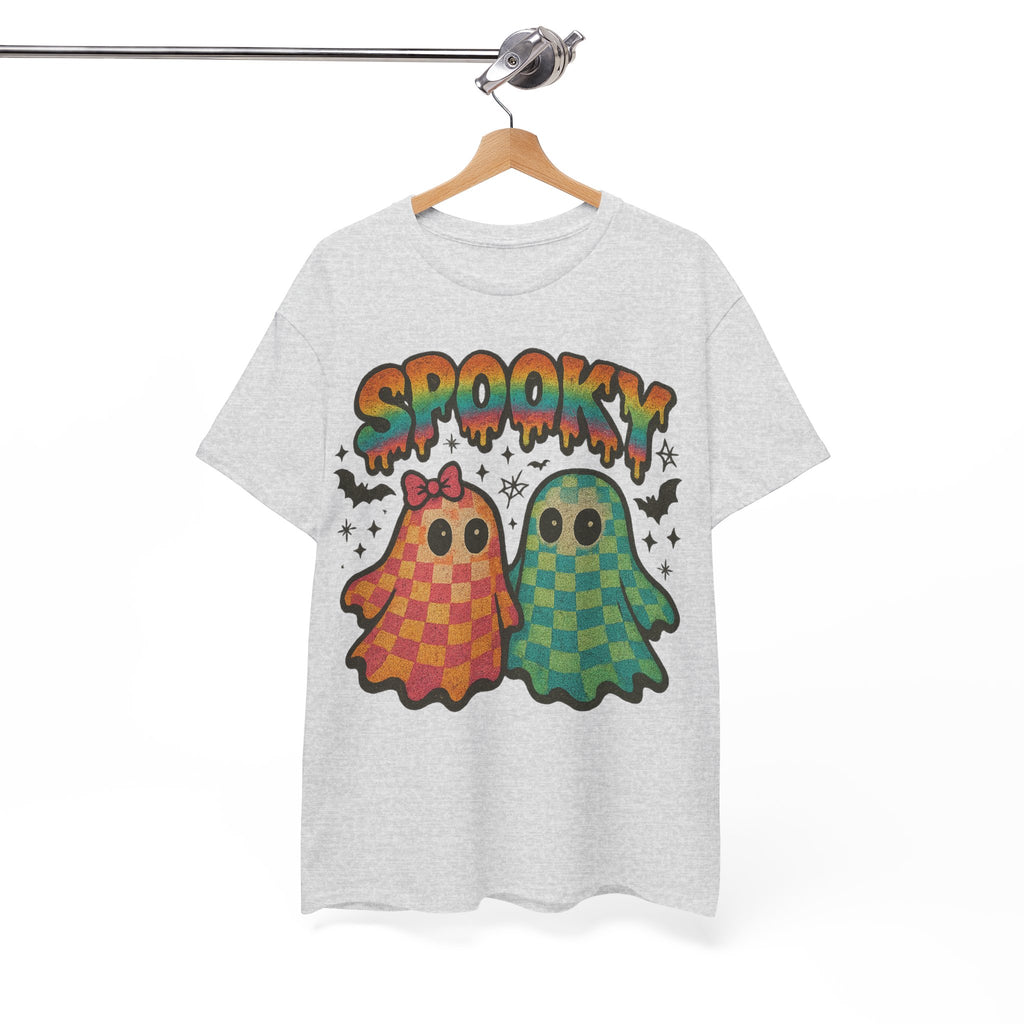Spooky Pastel Ghosts Unisex Cotton Tee
