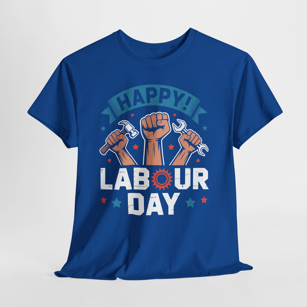 Happy US Labour Day Unisex Heavy Cotton T-Shirt