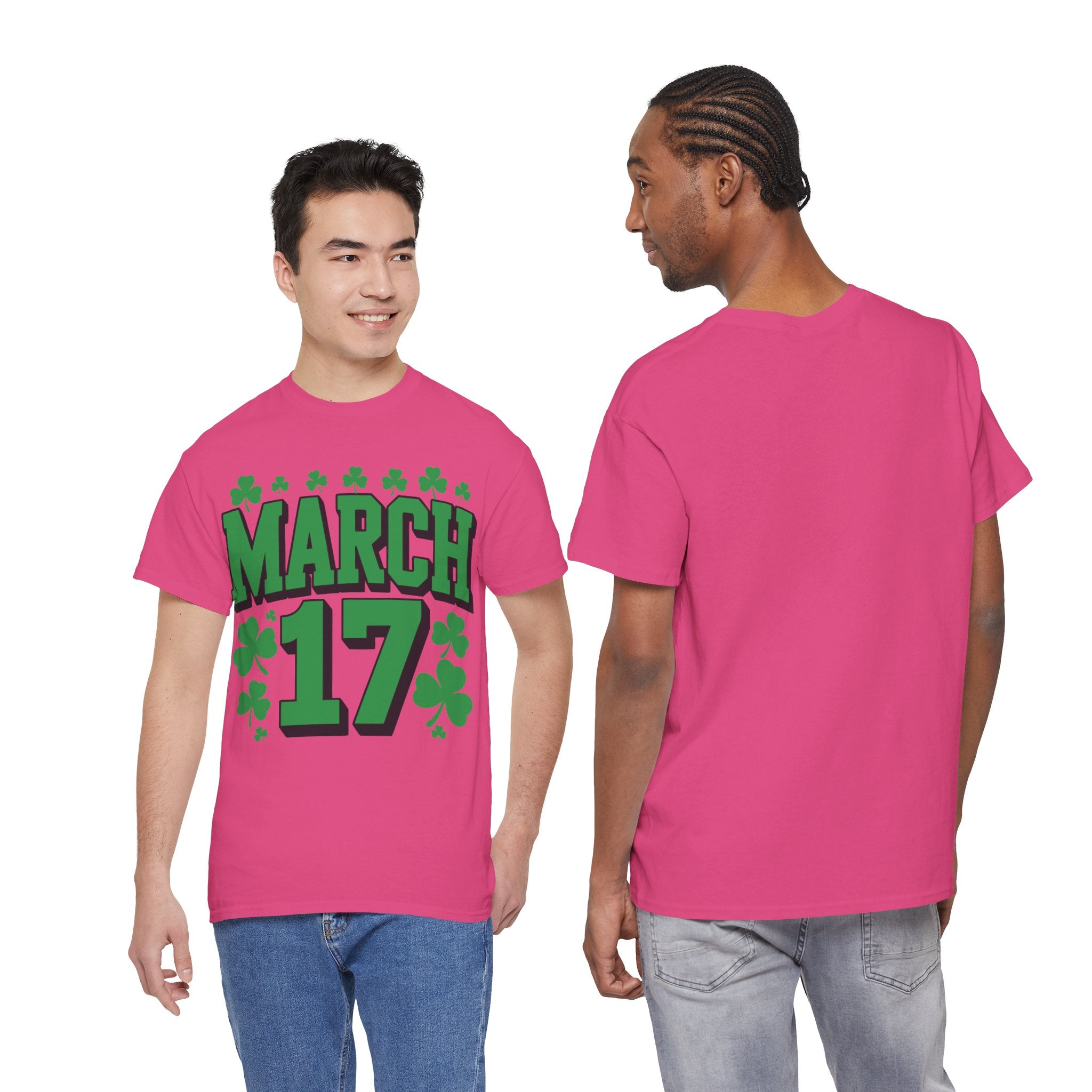 St. Patrick’s Day March 17 Shamrock Unisex Cotton T‑Shirt