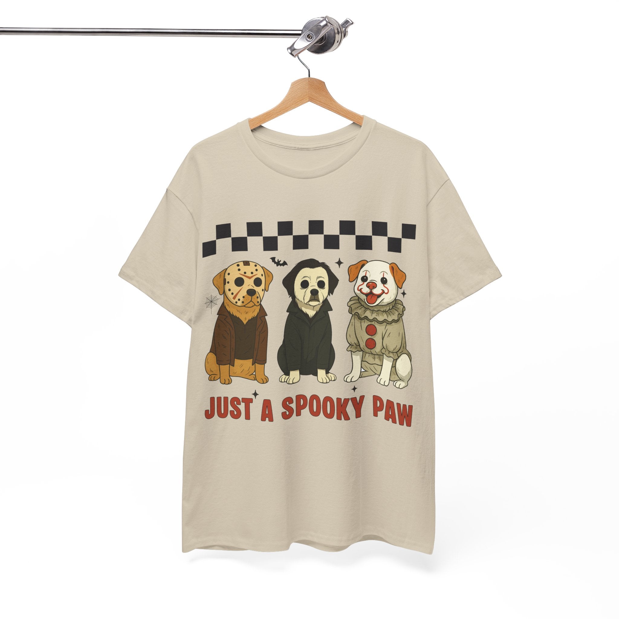 Halloween "Just A Spooky Paw" Unisex Cotton Tee