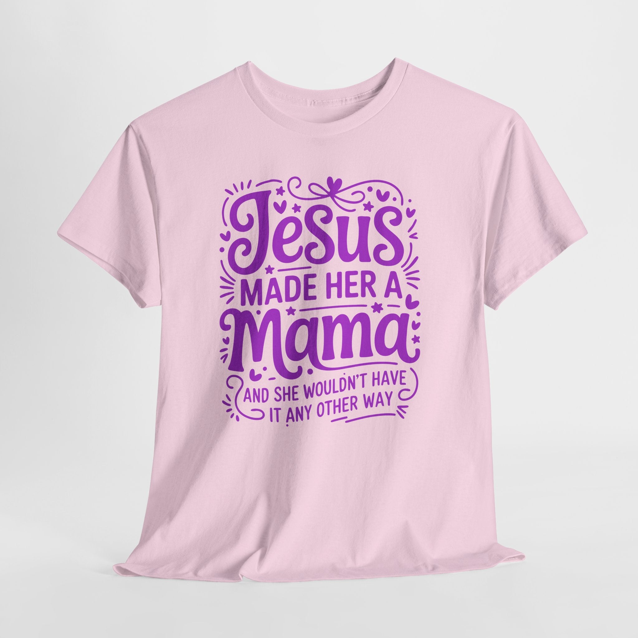 Jesus Made Her a Mama — Christian MamaUnisex Cotton T-Shirt