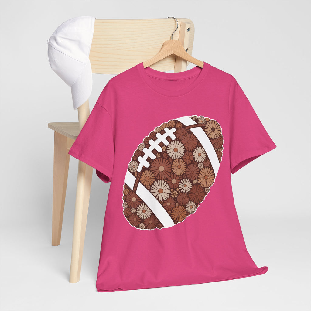 Game Day Touch Down Football Tee — Helmets, Flags & Cheer Icons Unisex Cotton Tee