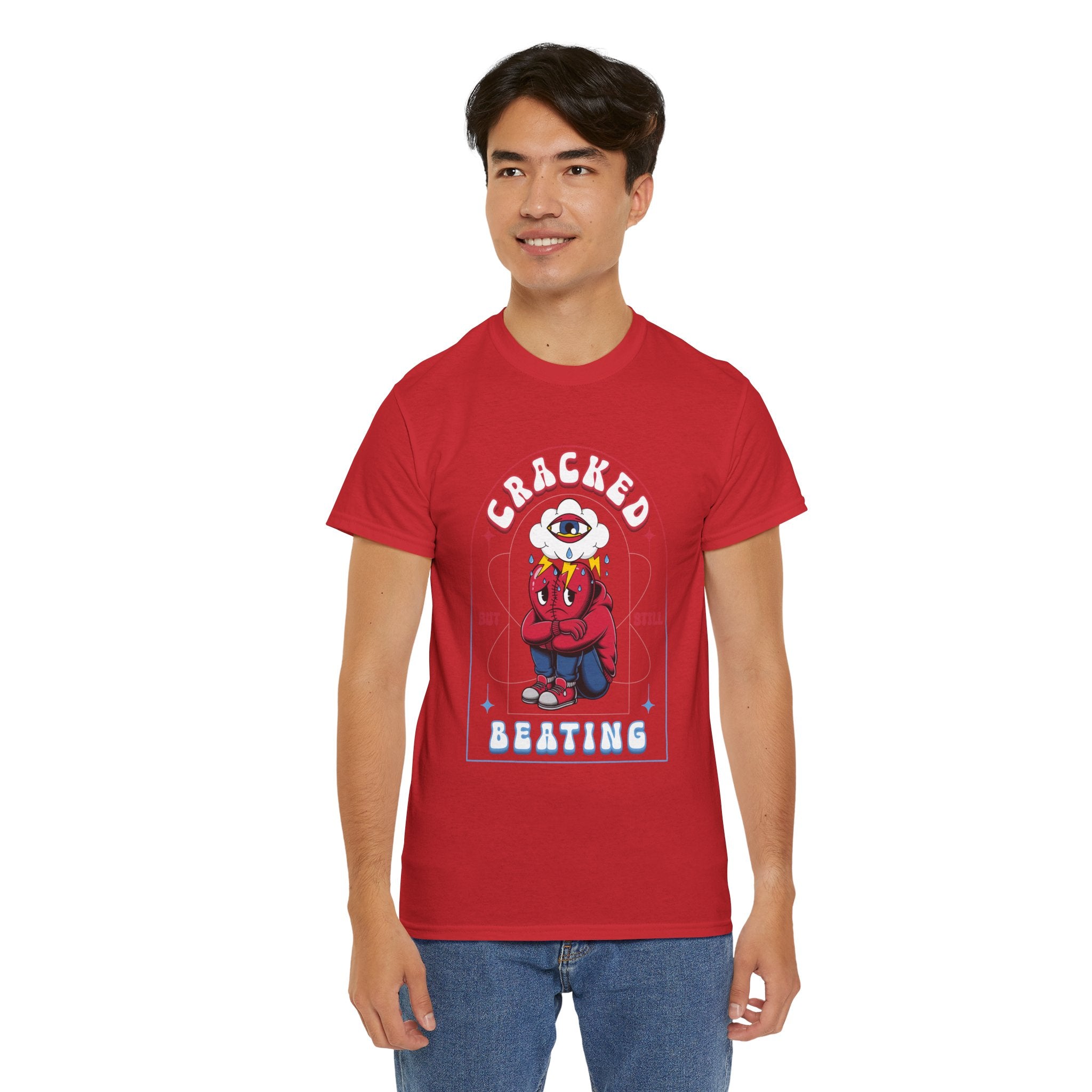 Cracked but still beating Tee