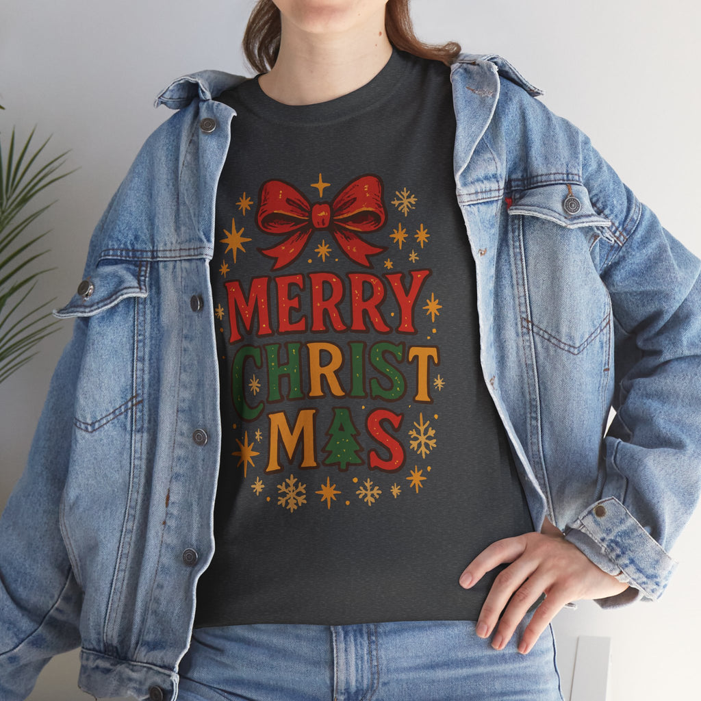 Merry Christmas Unisex Cotton Tee