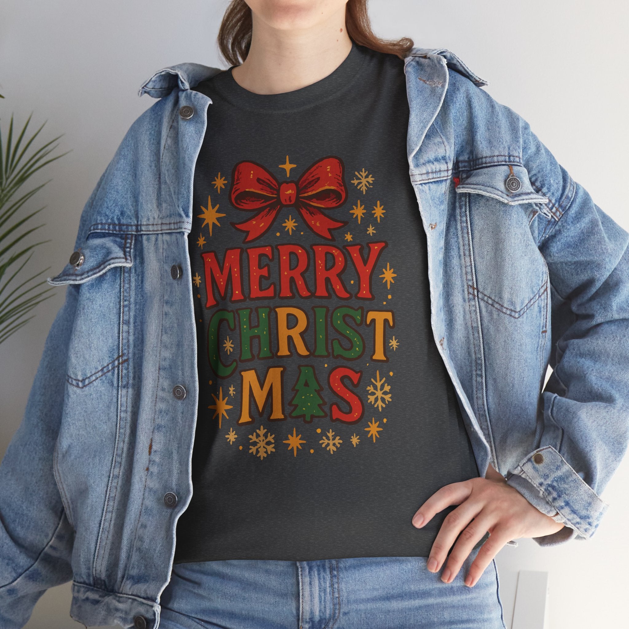 Merry Christmas Unisex Cotton Tee