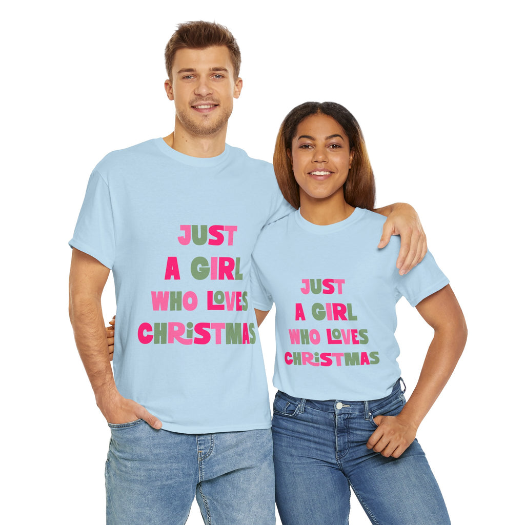 Christmas Text Unisex Cotton Tee