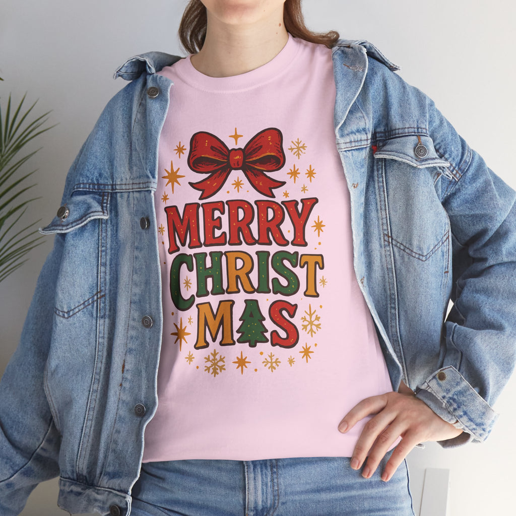 Merry Christmas Unisex Cotton Tee