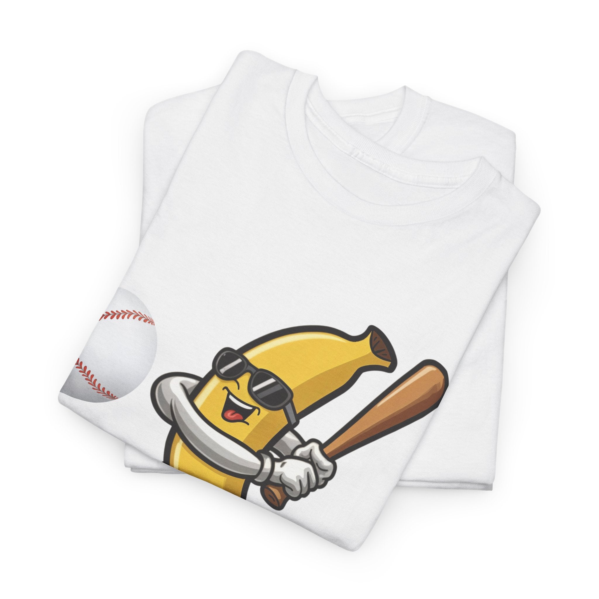 Banana Playing Baseball Tee