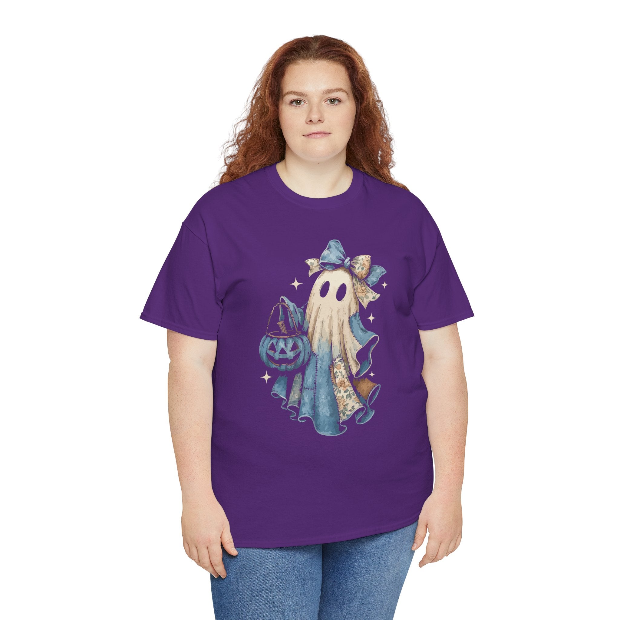 Ghost Halloween Unisex Cotton Tee