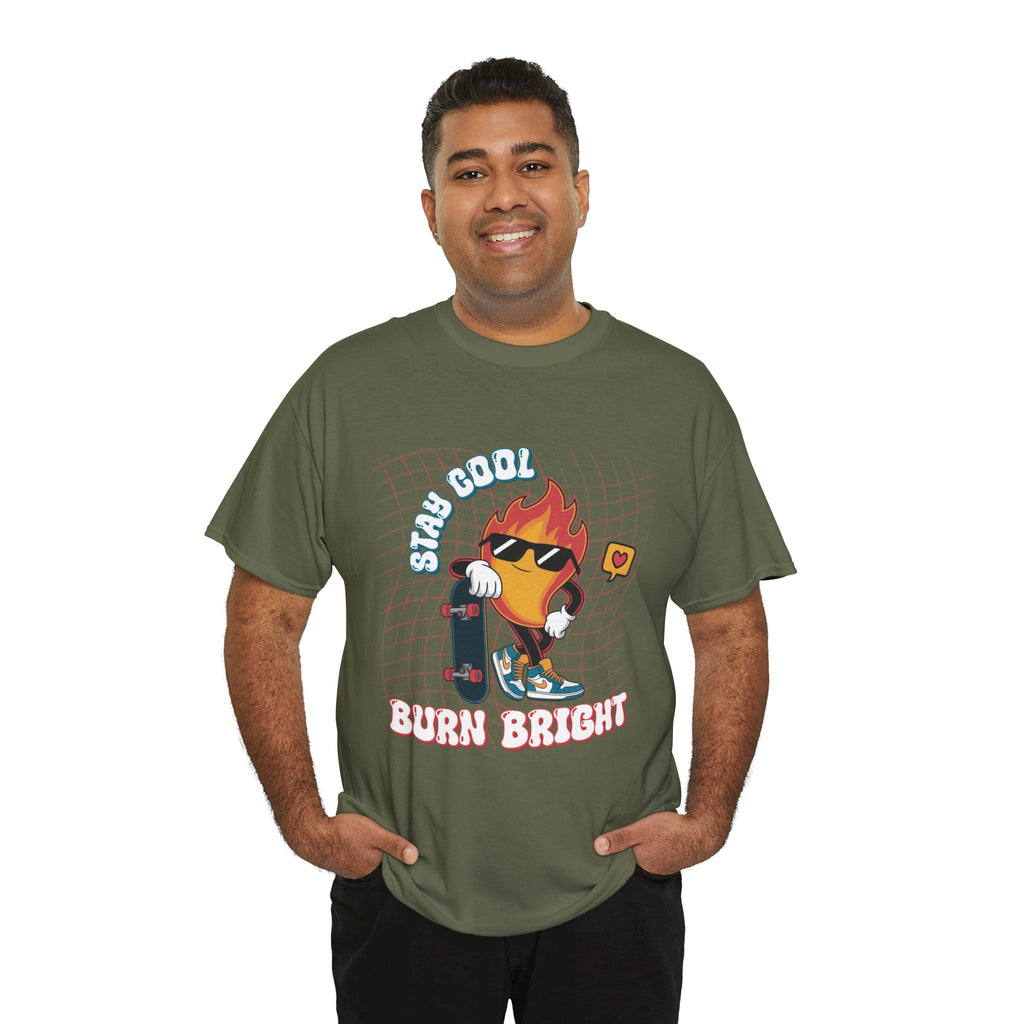 Stay Cool Burn Bright Unisex Tee