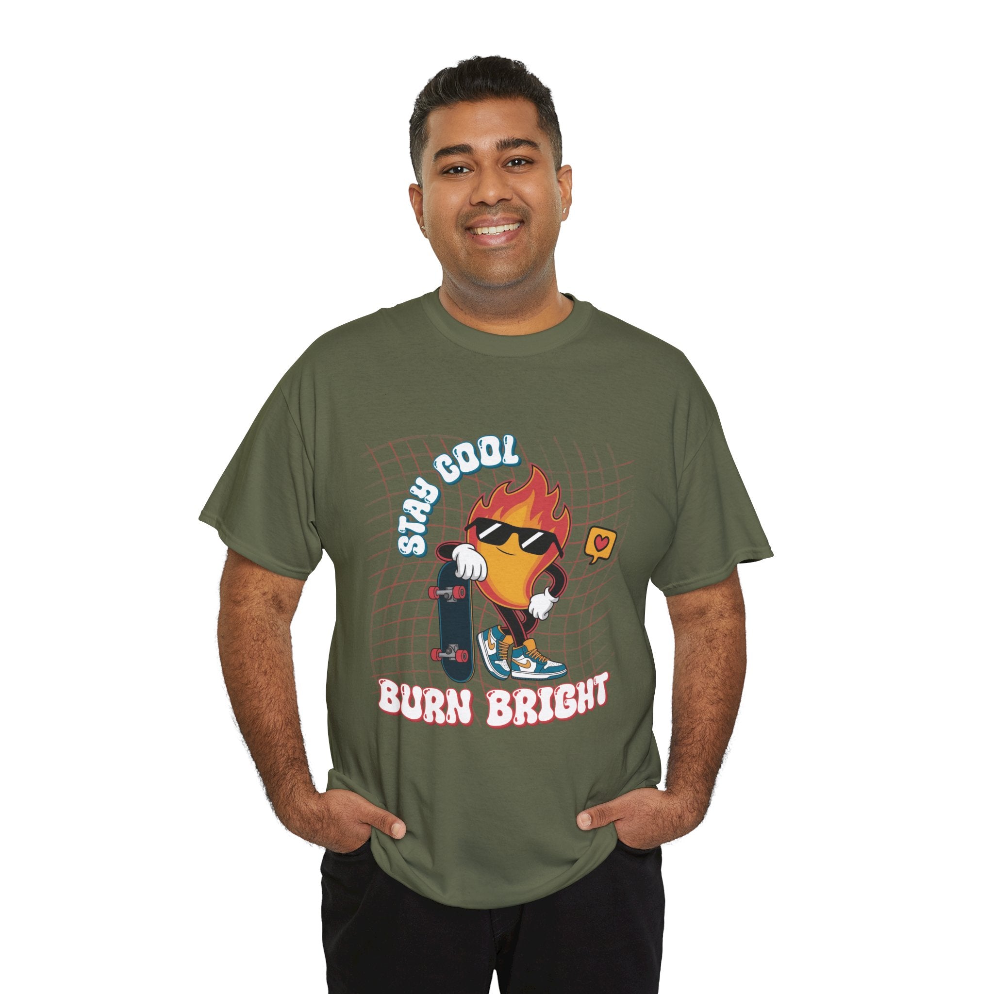 Stay Cool Burn Bright Unisex Tee