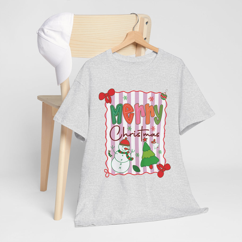 Christmas Snowman Unisex Cotton Tee