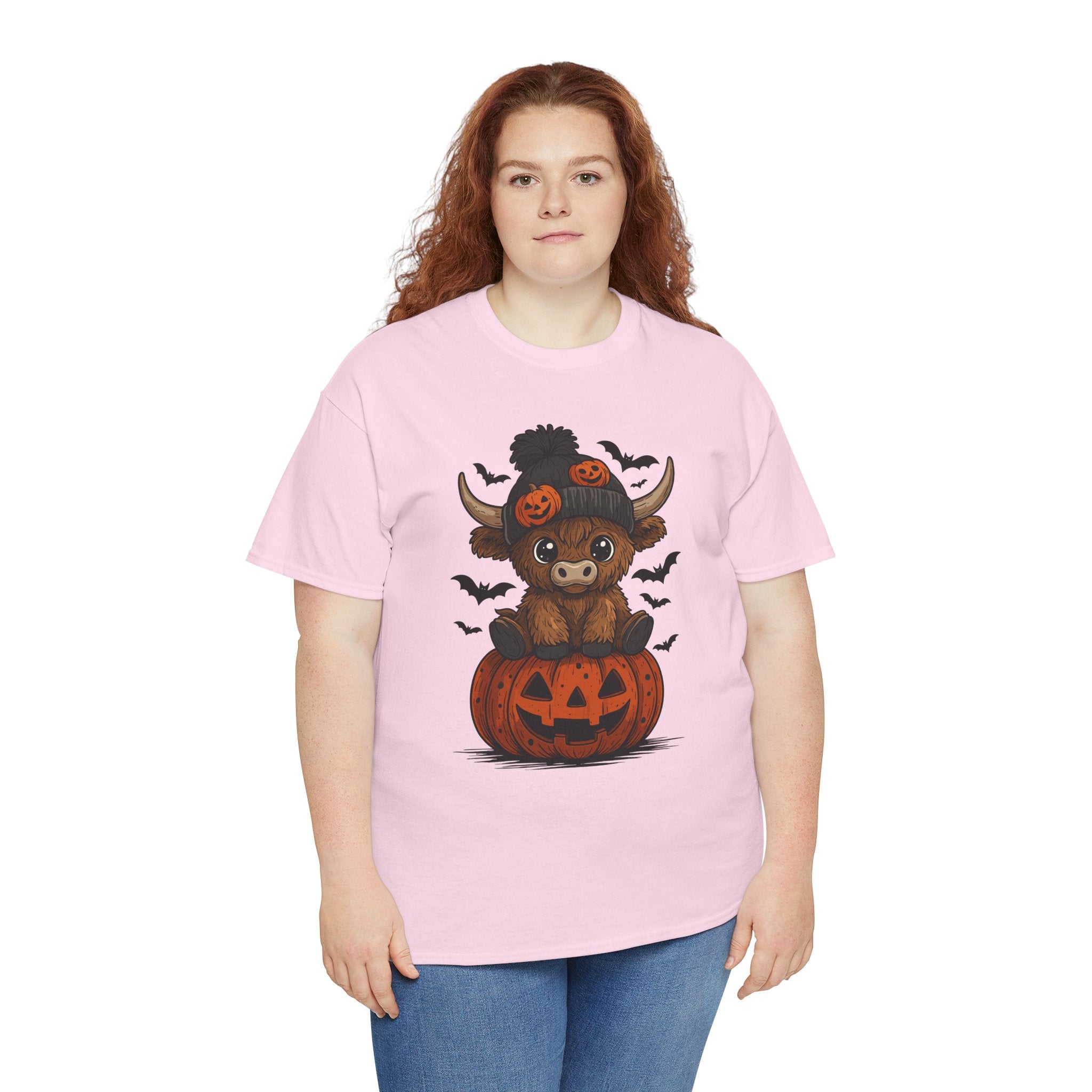 Halloween Cow Unisex Cotton Tshirt