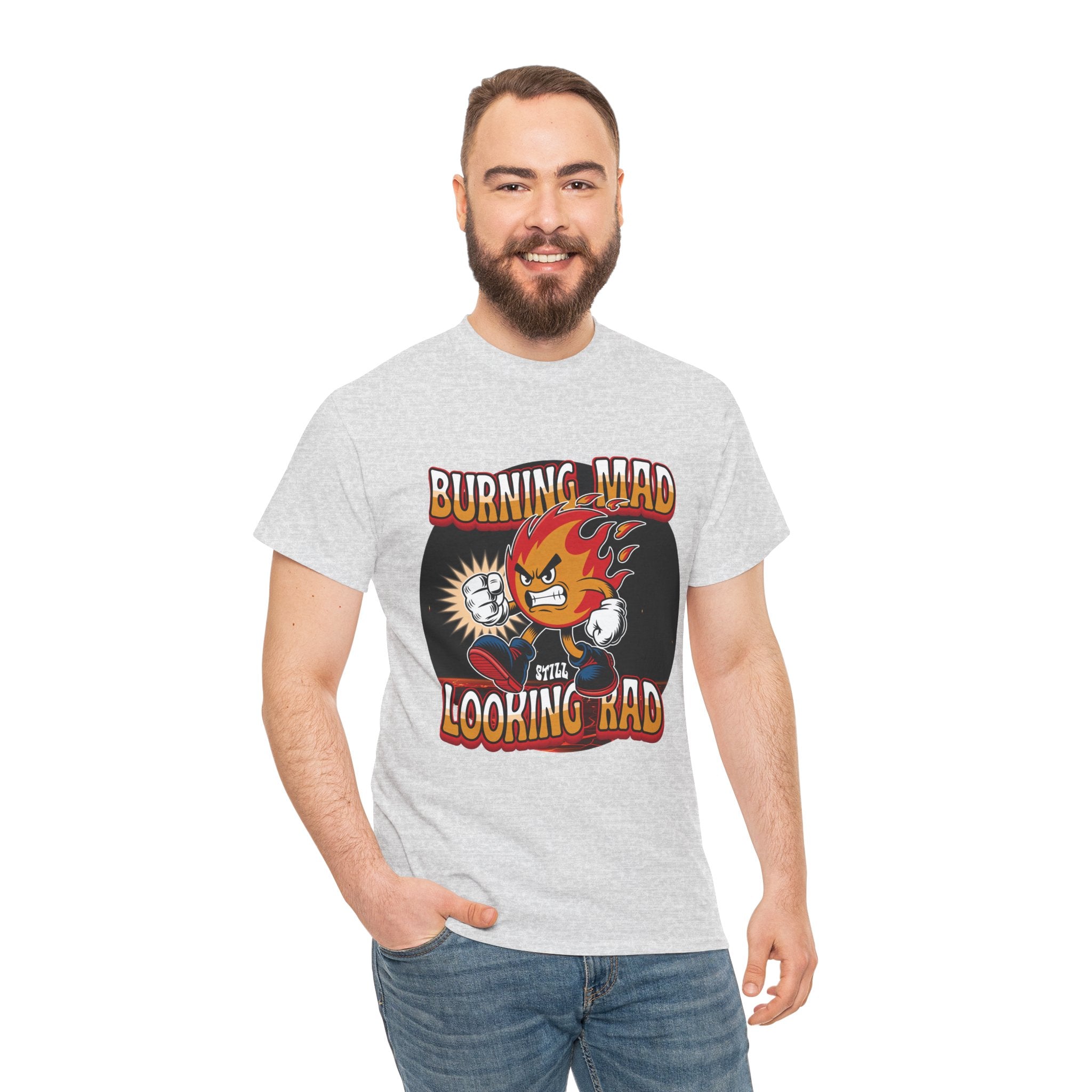 Burning Mad Looking Rad Unisex Tee