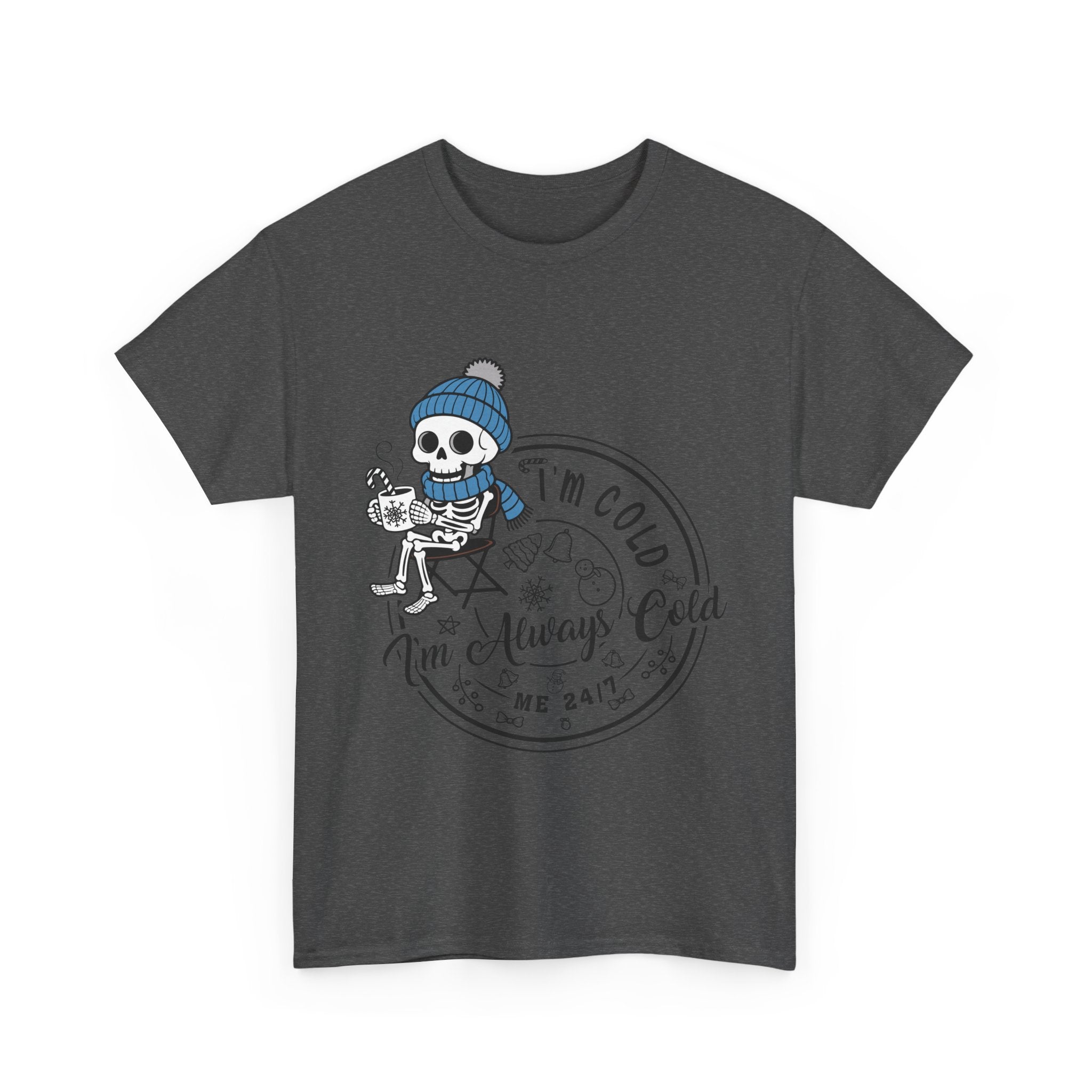 Cozy Skeleton Unisex Cotton Tee
