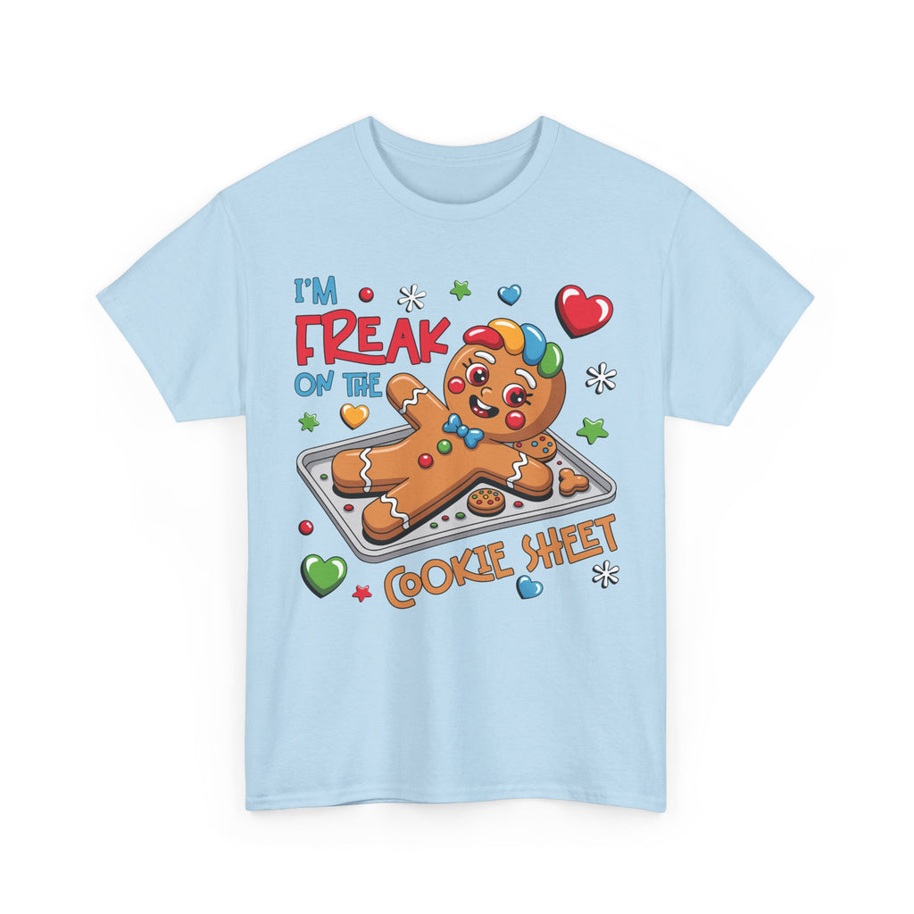 Gingerbread ‘I’m Freak on the Cookie Sheet’ Unisex Cotton Tee