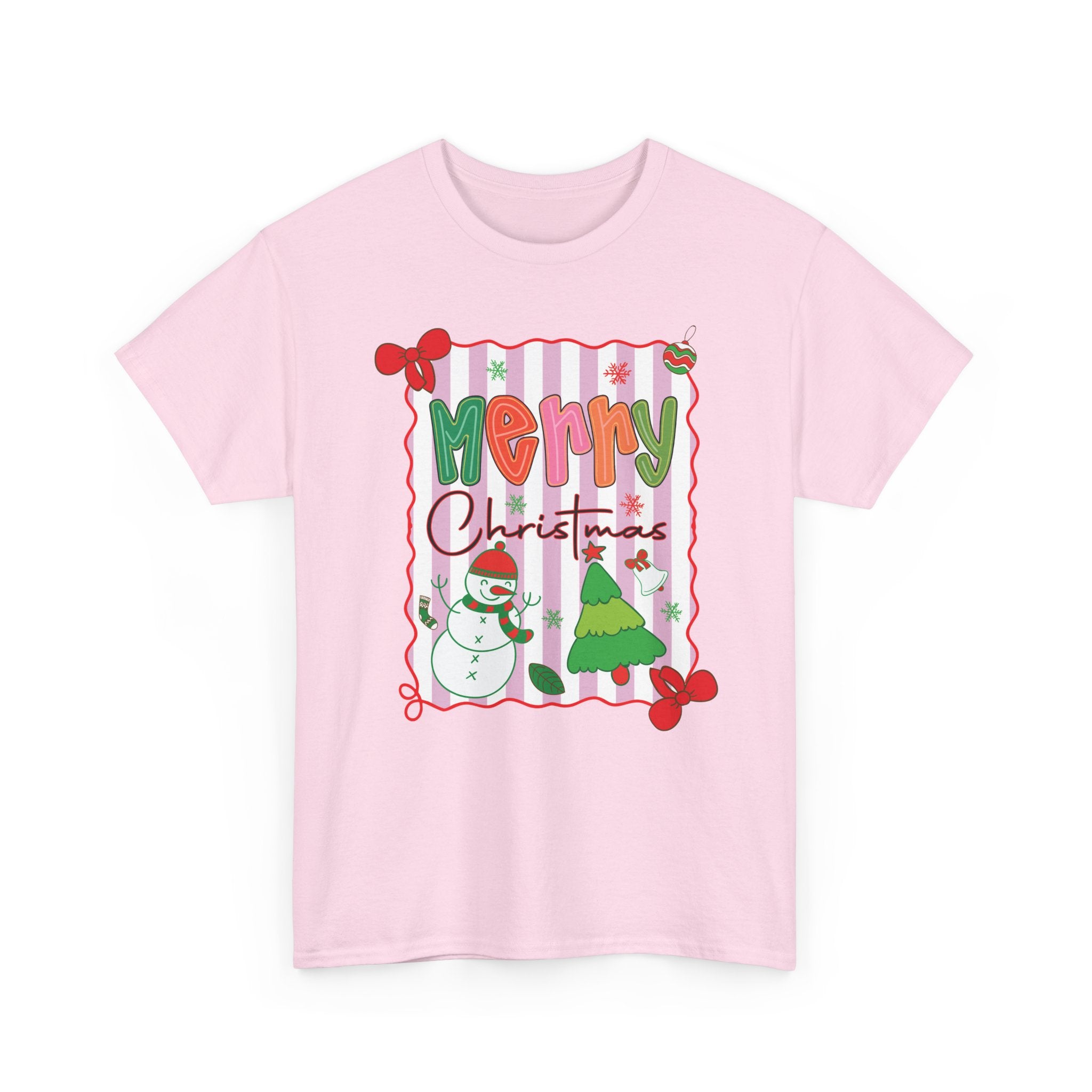 Christmas Snowman Unisex Cotton Tee