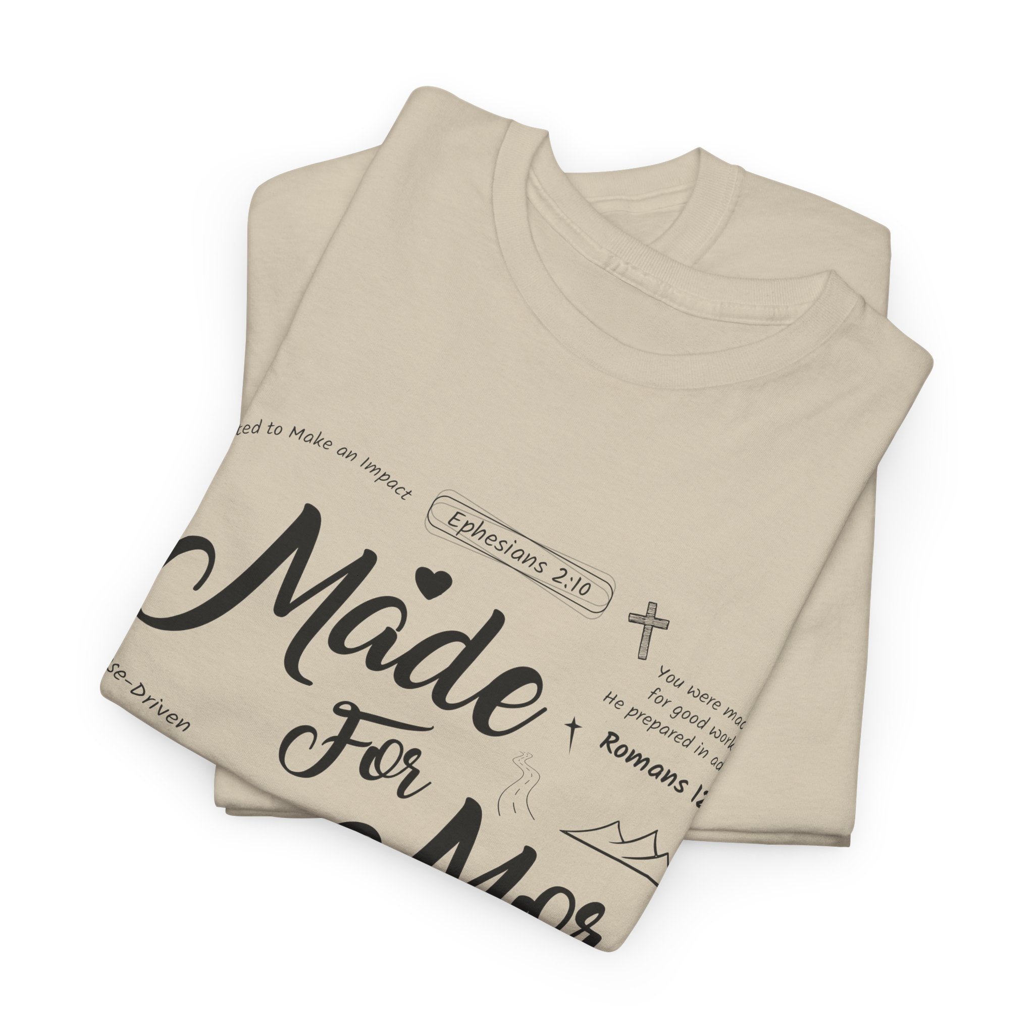 Made For More Faith T-Shirt — Inspirational Bible Verse Unisex Cotton Tee