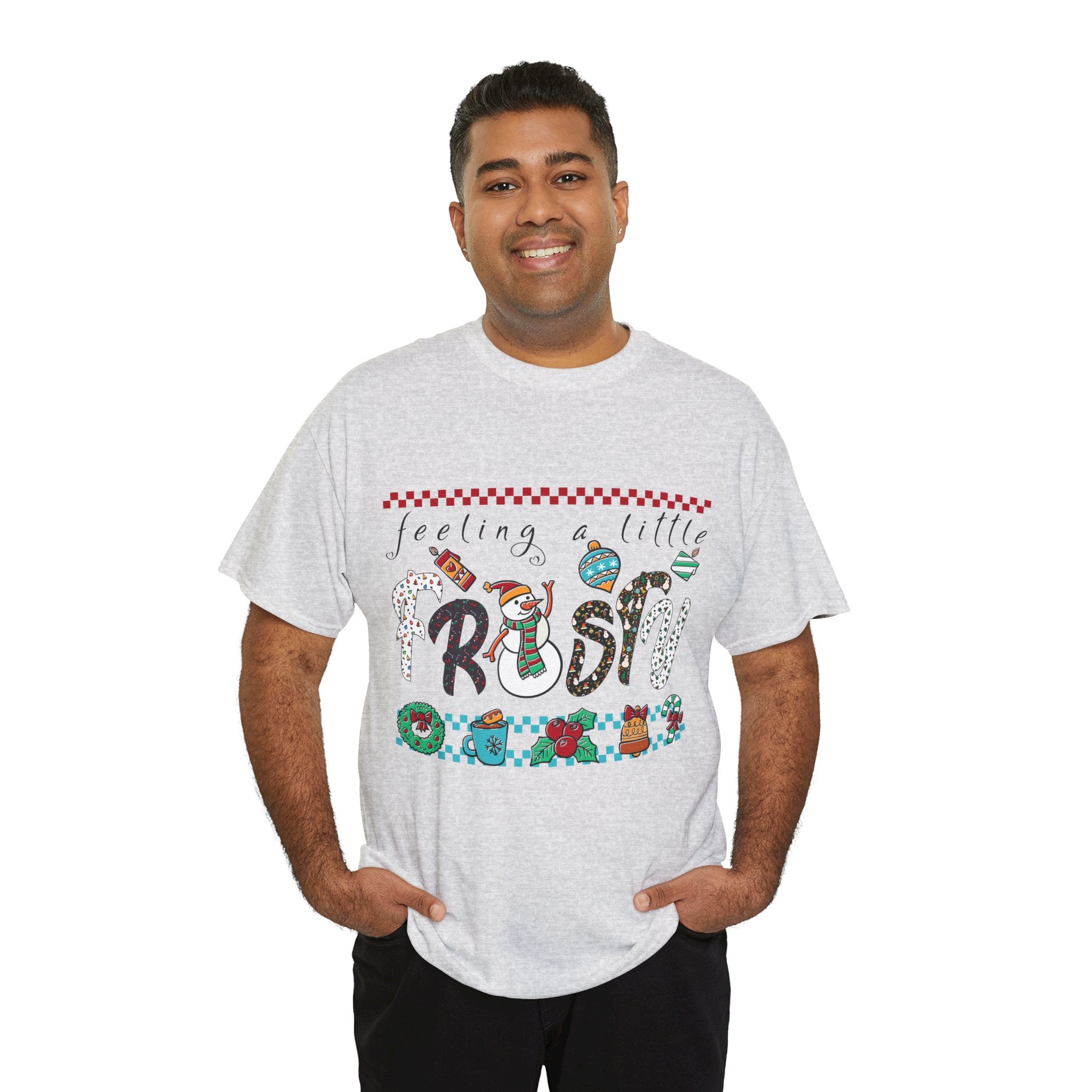 Christmas Frosty Unisex Cotton Tee