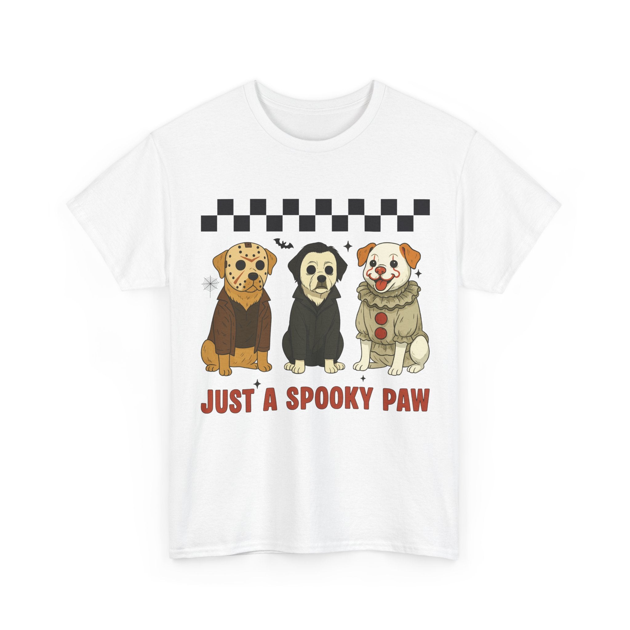 Halloween "Just A Spooky Paw" Unisex Cotton Tee