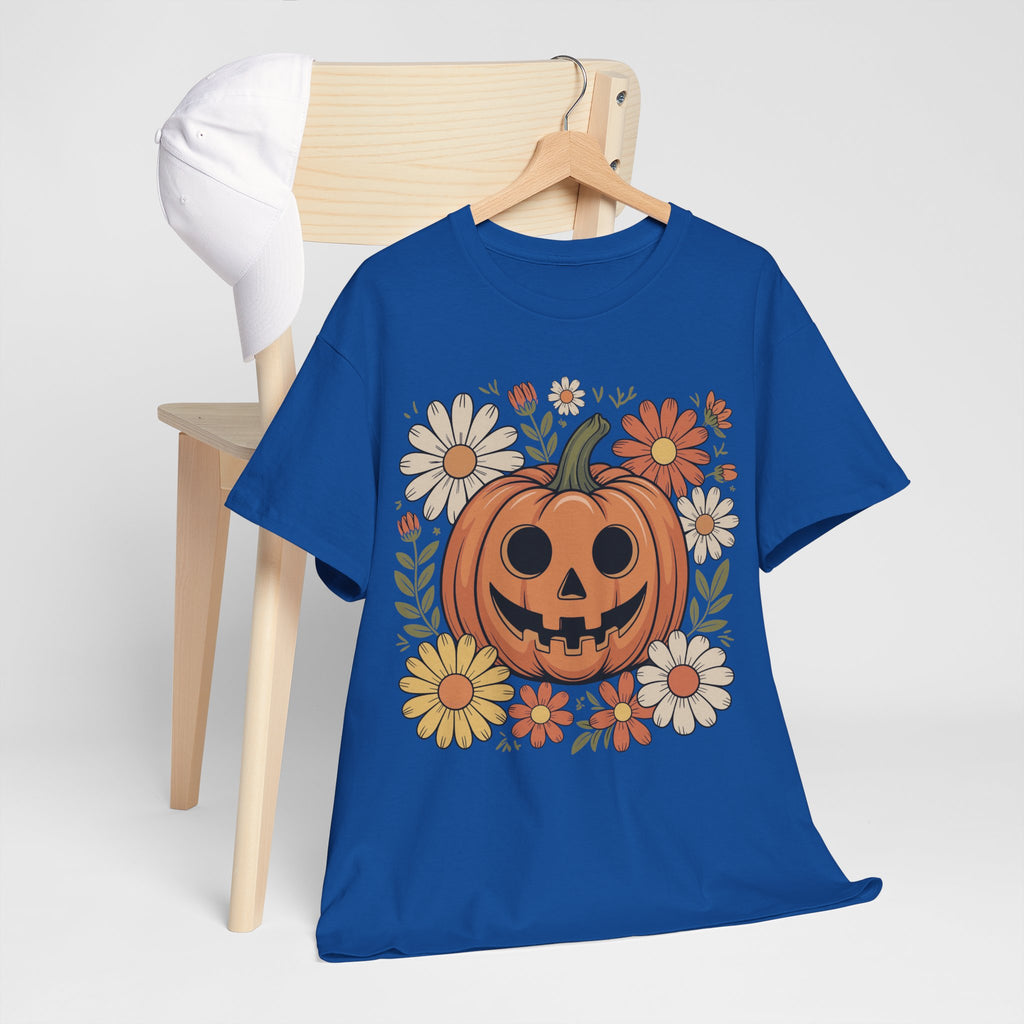 Halloween Pumpkin Unisex Cotton Tee